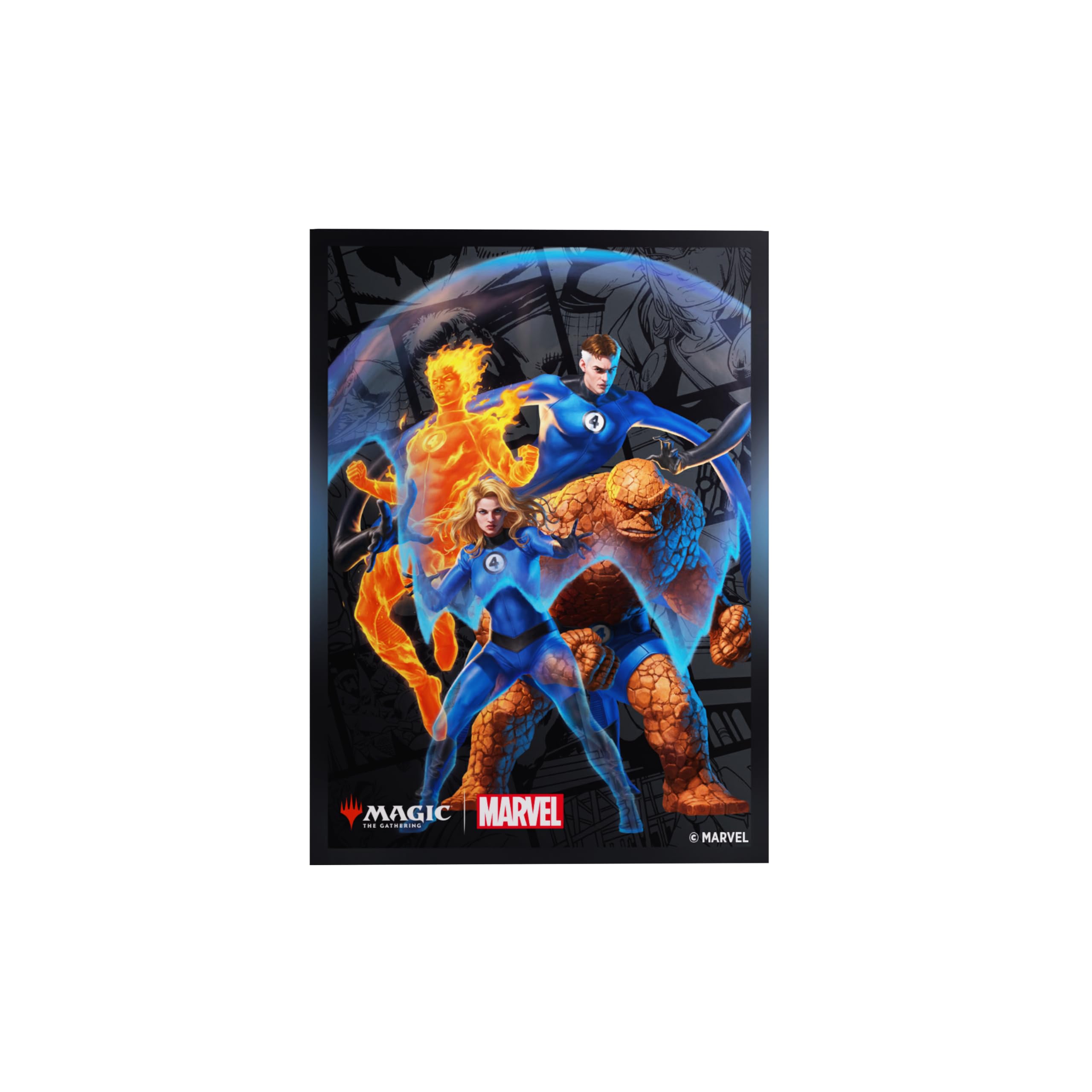 Gamegenic Premium Art Sleeves - Fantastic Four Design | 105 Sleeves | Standard Card Size 2