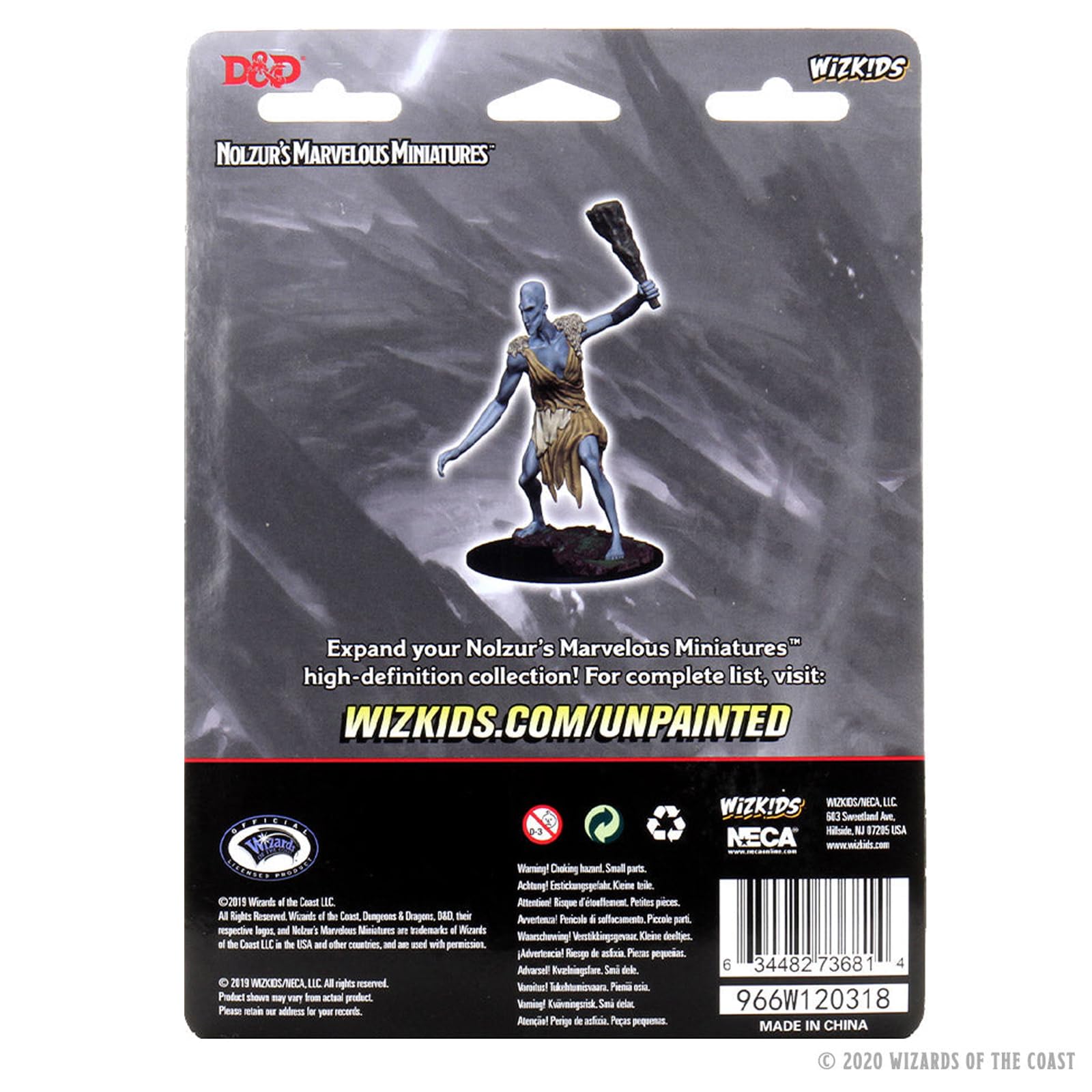 NECA D&D Nolzurs Marvelous Unpainted Miniatures: Stone Giant (WZK73681) | Miniature Figure | Plastic 2