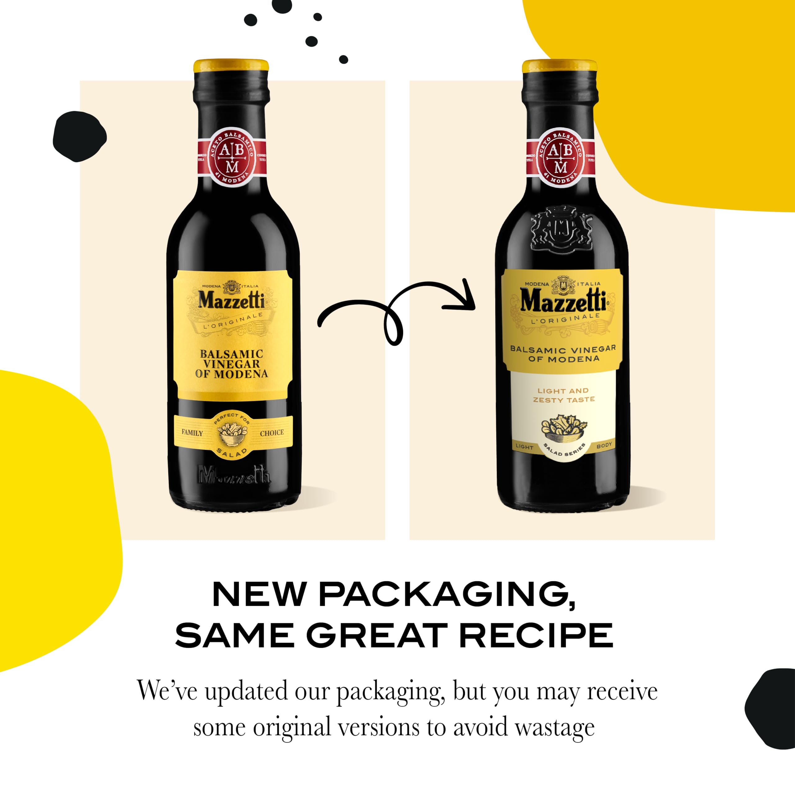 Mazzetti Balsamic Vinegar of Modena - Salad Series | 6% Acidity | 250ml 2