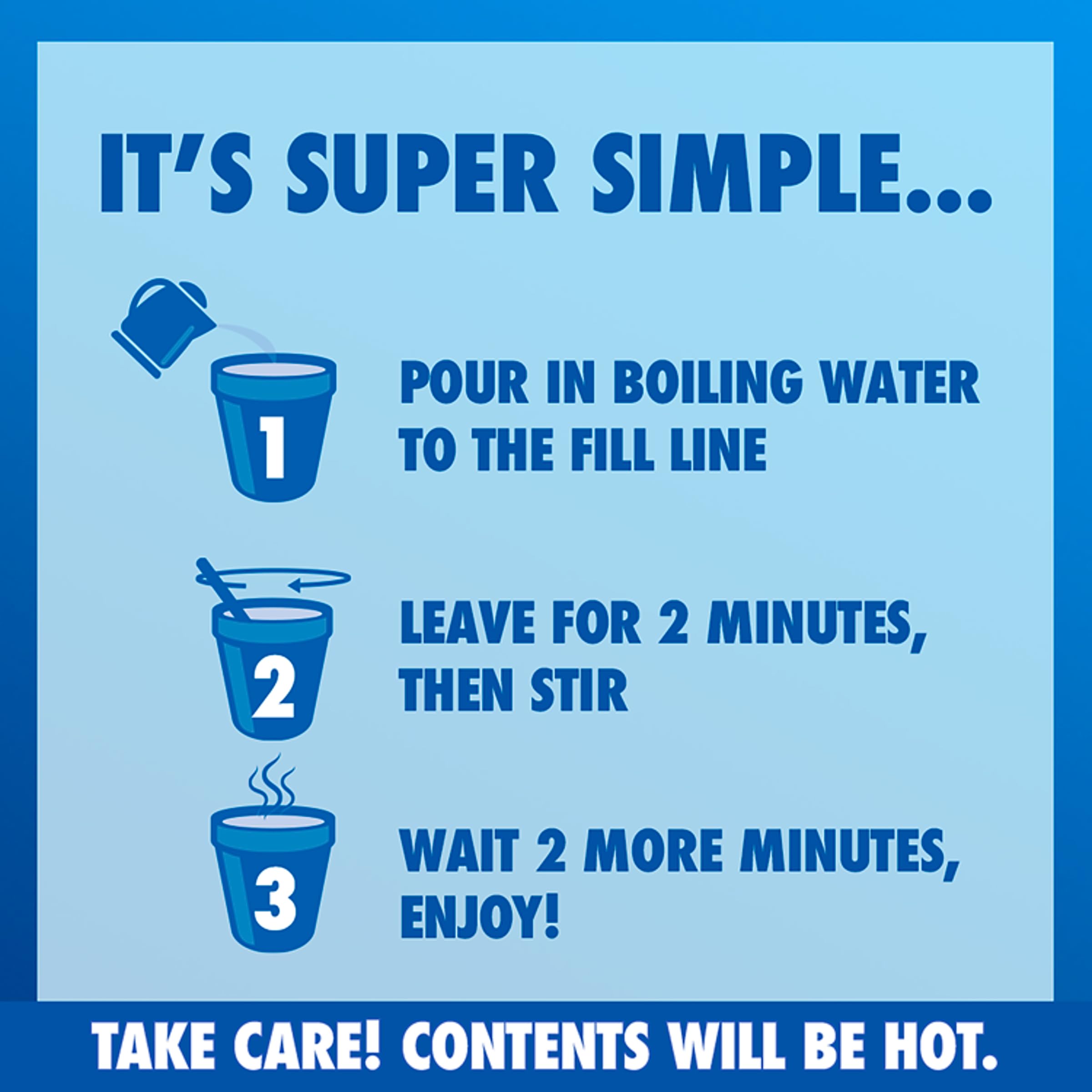 Batchelors Big Super Noodles Chicken Flavour Instant Snack Pot, 100 g (Pack of 6) 3