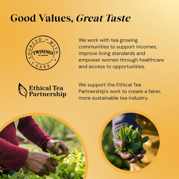 Twinings Decaf English Breakfast Tea | 40 Tea Bags | Golden & Full-Bodied