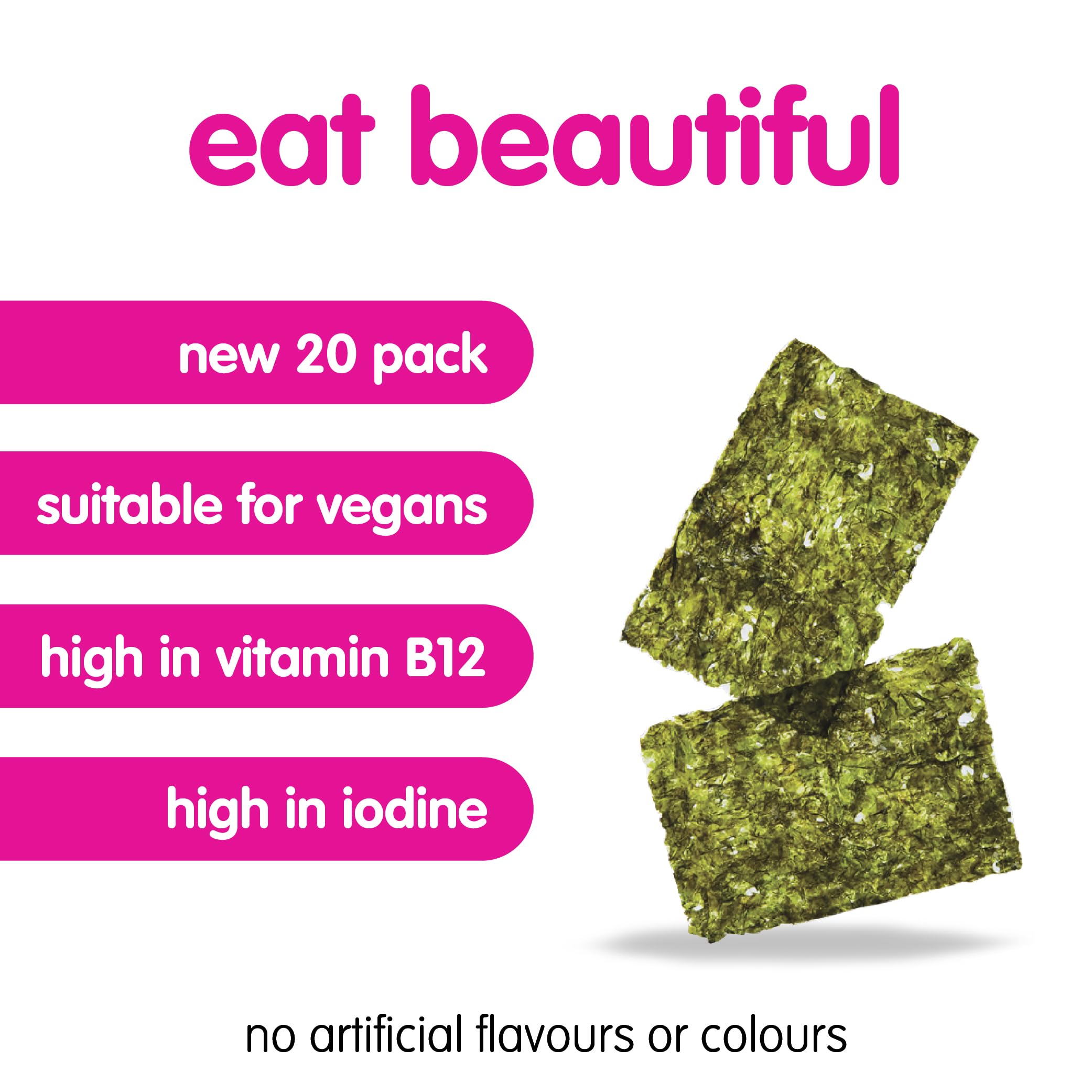 Itsu - Seaweed Thins Sea Salt 5g 20 Pack 3