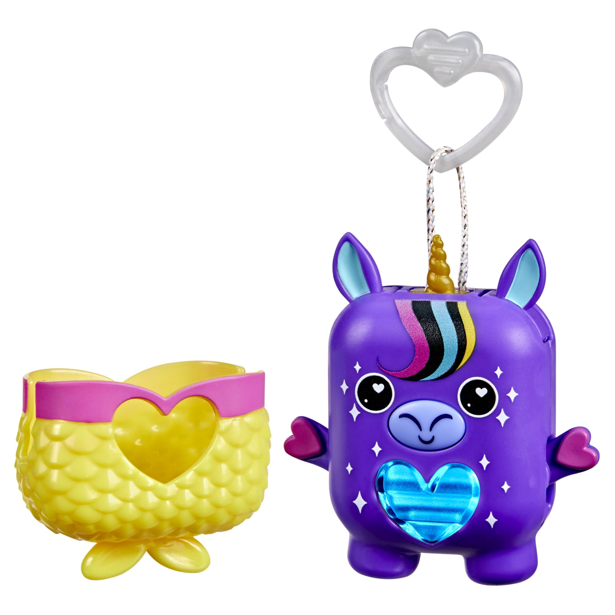 Hasbro Nano-Mals Stardream the Unicorn - Electronic Fidget Pet with Light-Up Heart, 70+ Reactions & Silent Mode 1