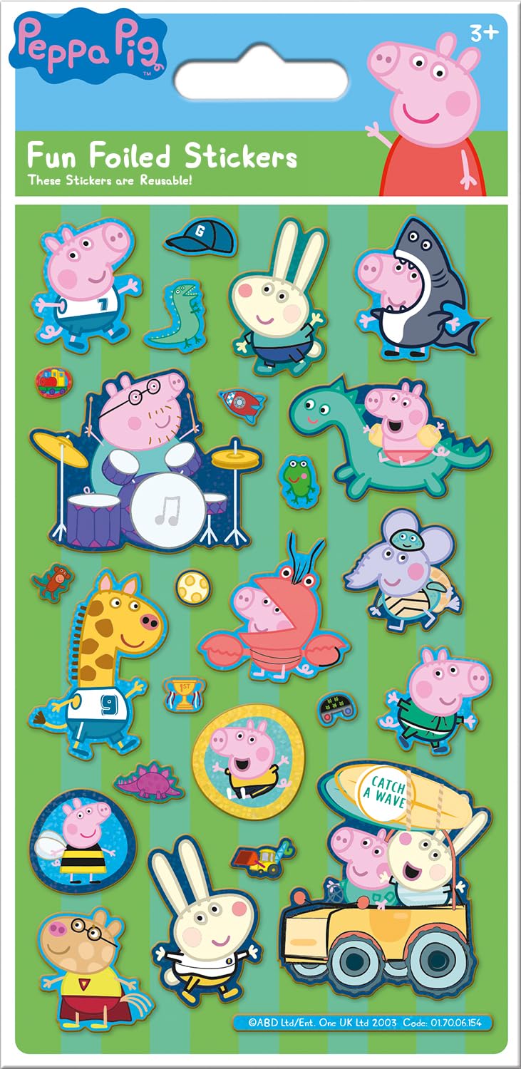 Paper Projects Peppa Pig Sticker Bundle Pack - Scrapbooking & Decoration 3