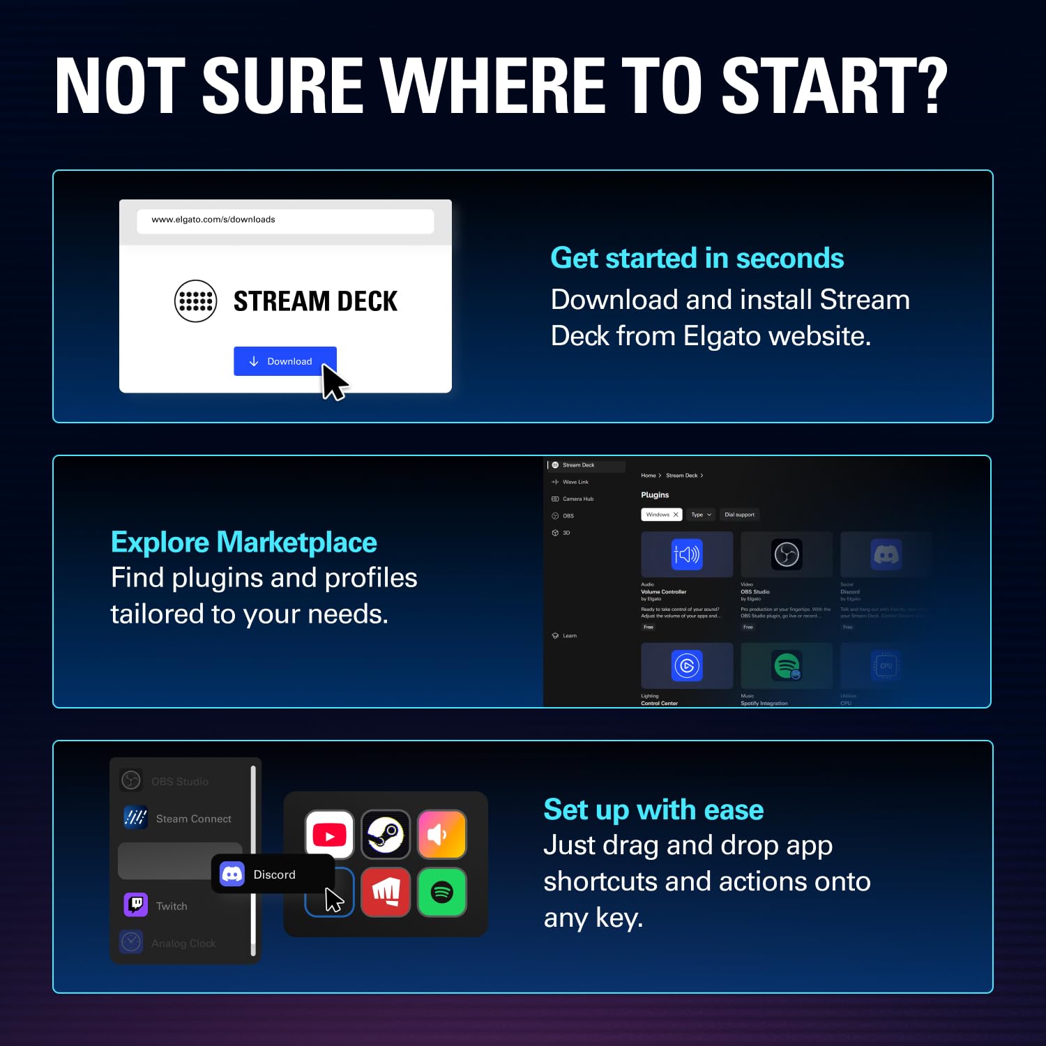 Elgato Stream Deck Scissor Keys—Workflow Controller with Customisable Macro 5