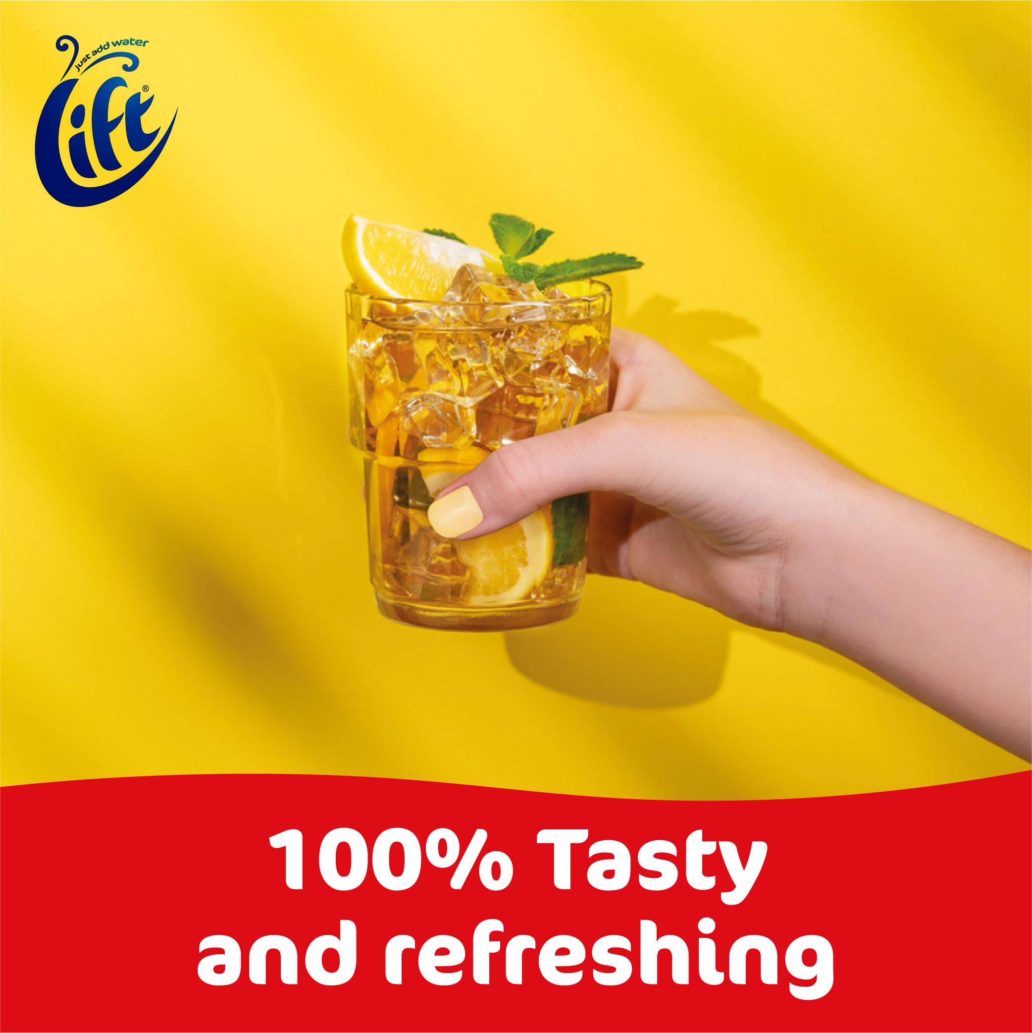 Lift - Instant Lemon Flavoured Tea 6 x 165g Jars 5