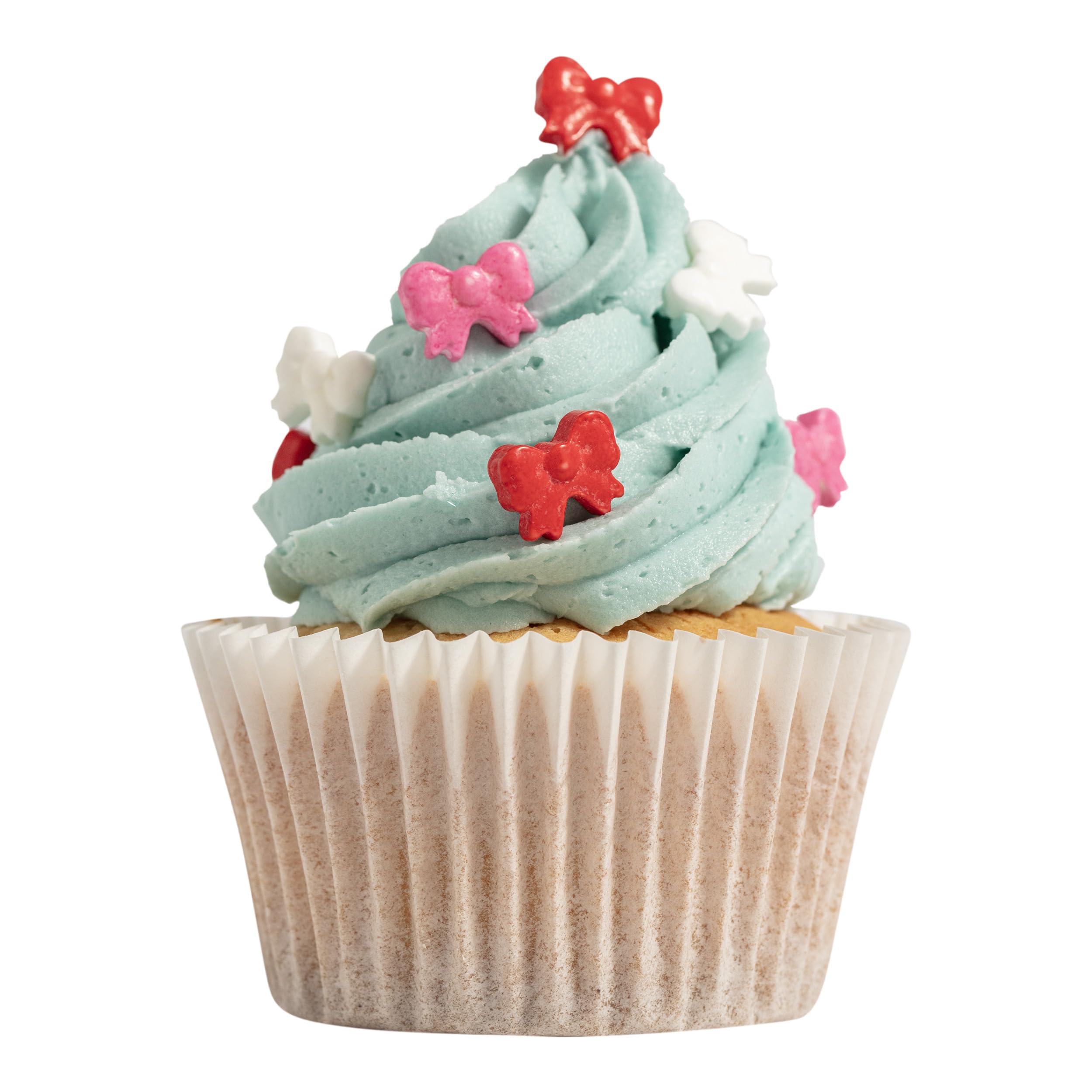 PME Cute Bows Edible Cupcake Toppers Sprinkle Charms | 25g | Rainbow | 10mm 3
