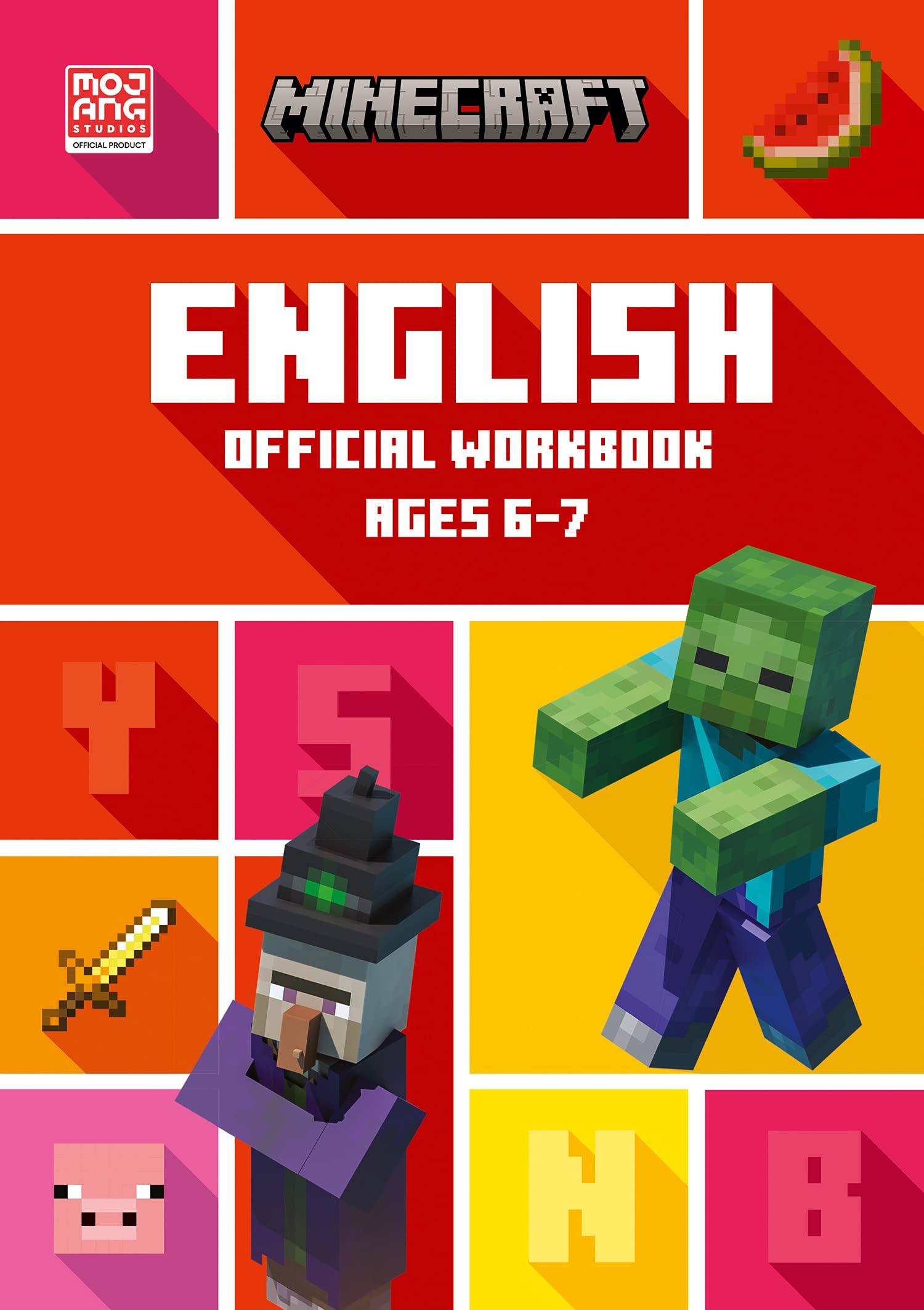 Collins Minecraft English Ages 6-7 Workbook - Year 2 English Skills 1