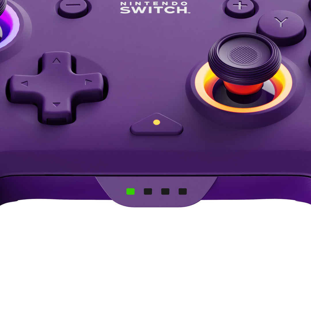 Afterglow Wave Wireless Controller Purple for Nintendo Switch