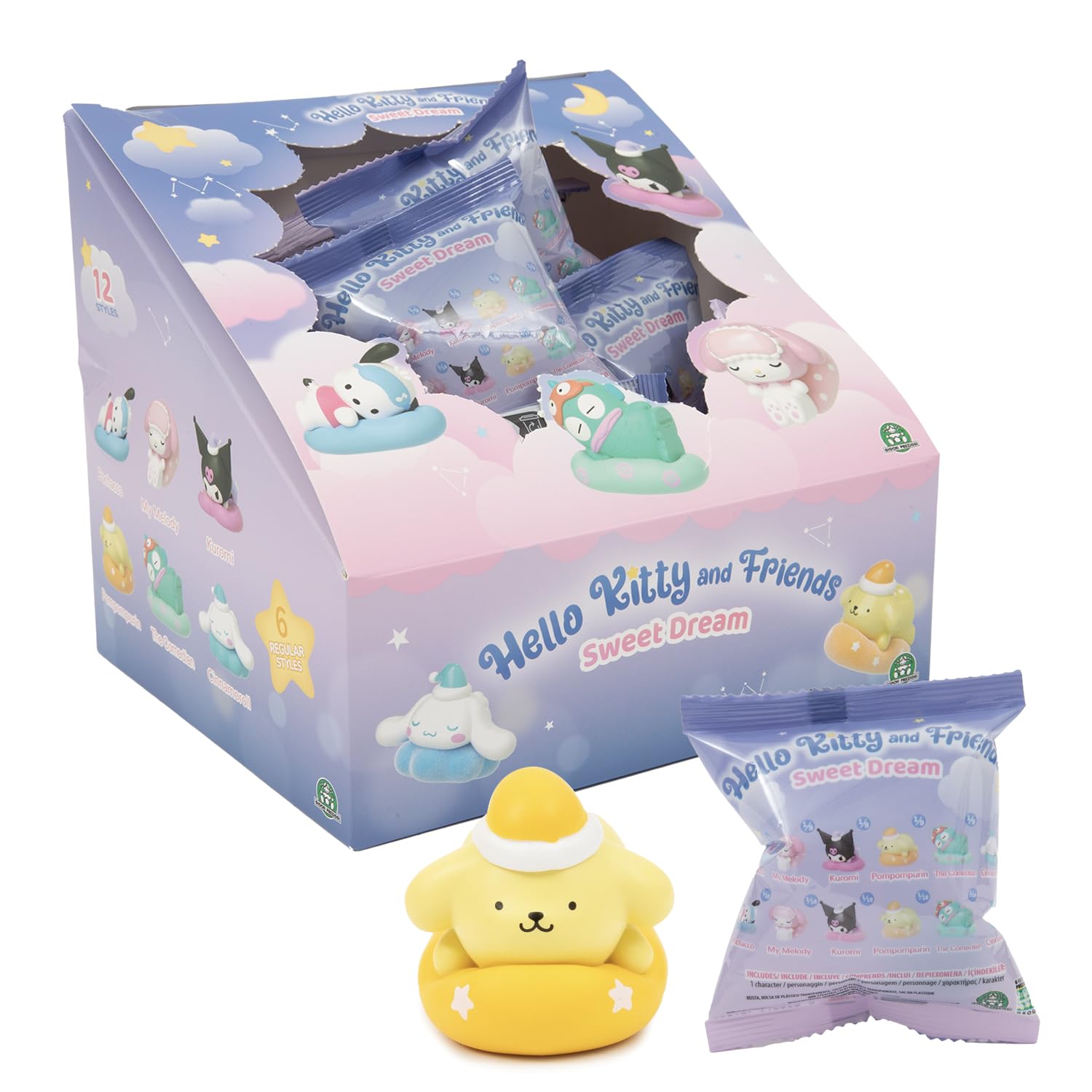 Hello Kitty Sweet Dreams Series - 1 Random Mini Figure Blind Bag (4cm) 1