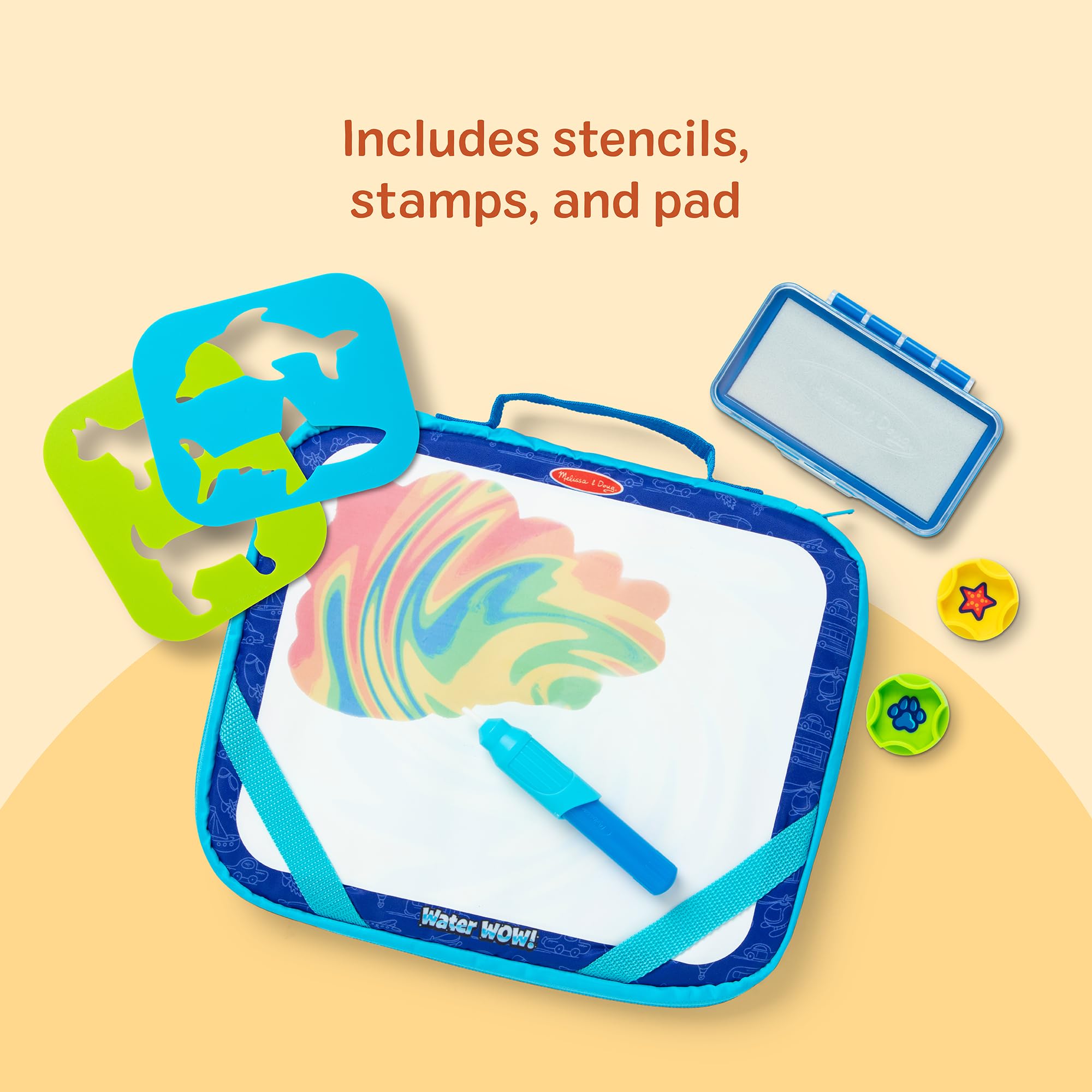 Melissa & Doug Water WOW! Take-Along Multi-Activity Colour-Reveal Set | Ages 3-6 | Portable 4