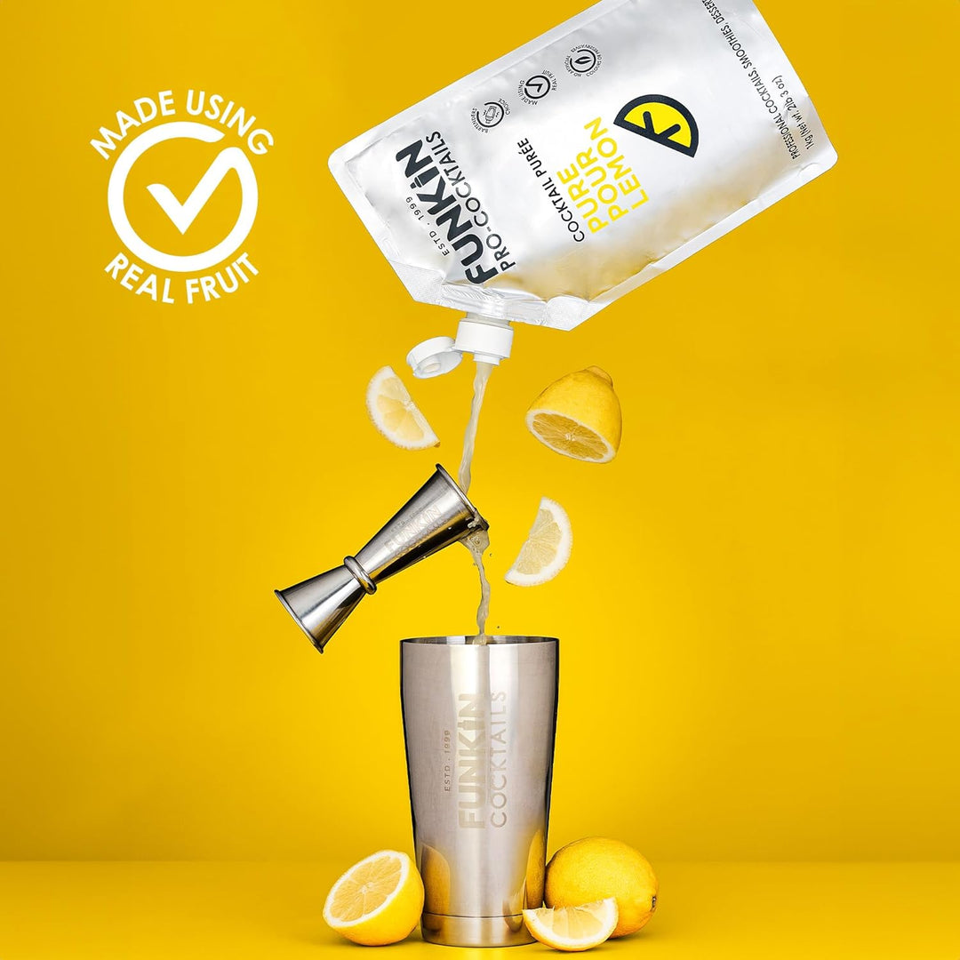 Funkin Pro Pure Pour Lemon Fruit Puree, 1 kg