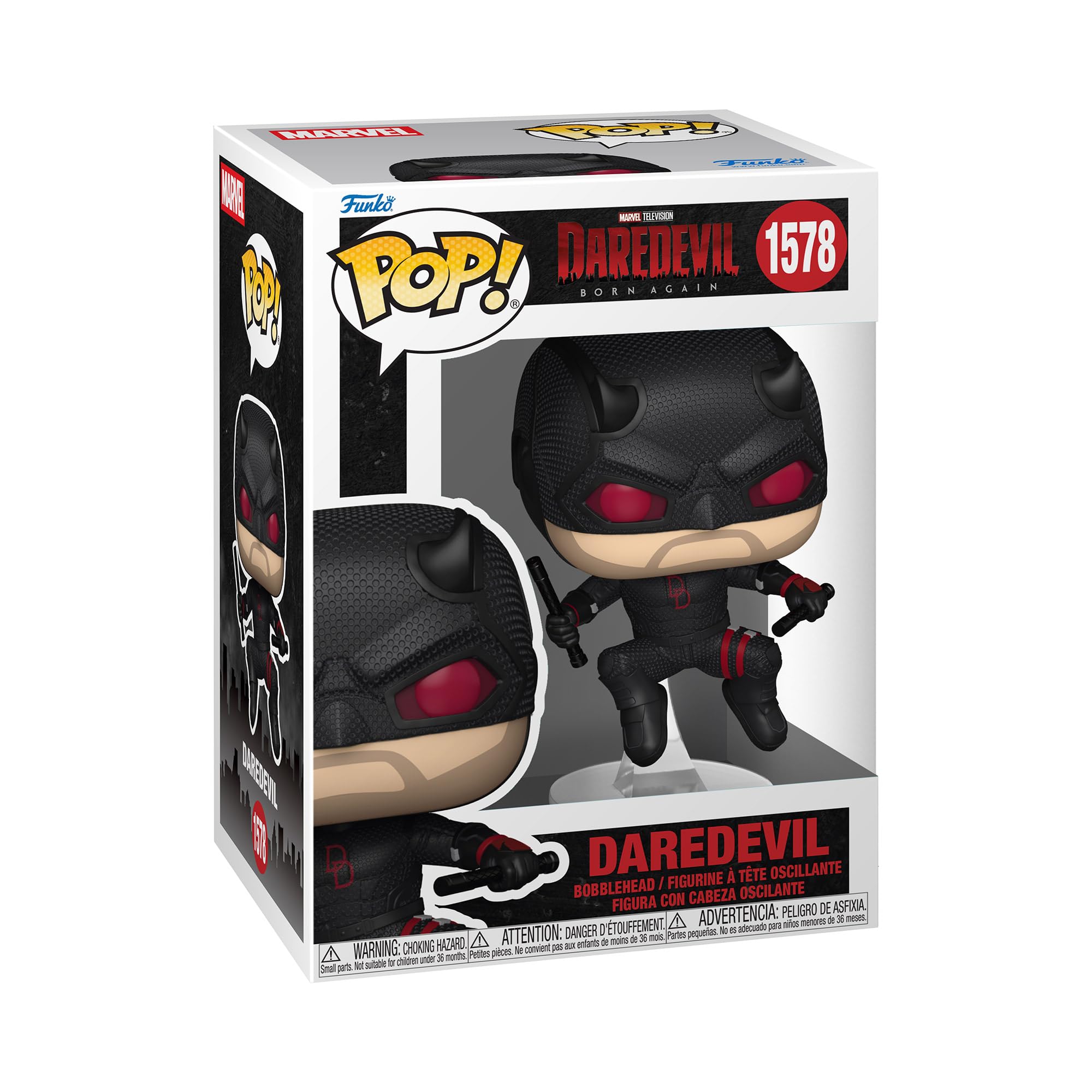 Funko POP! Marvel: Daredevil Born Again - Daredevil POP 1 | Vinyl Figure | 3.75 in