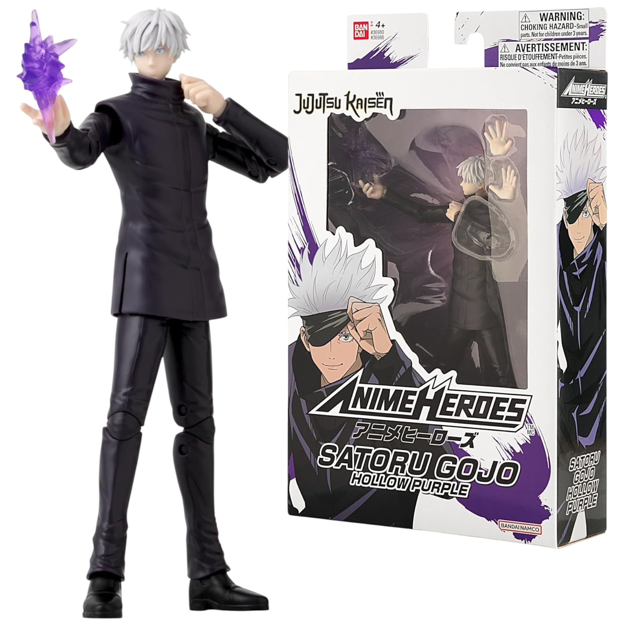 Bandai Anime Heroes Jujutsu Kaisen - Gojo Satoru Hollow Purple Action Figure 1
