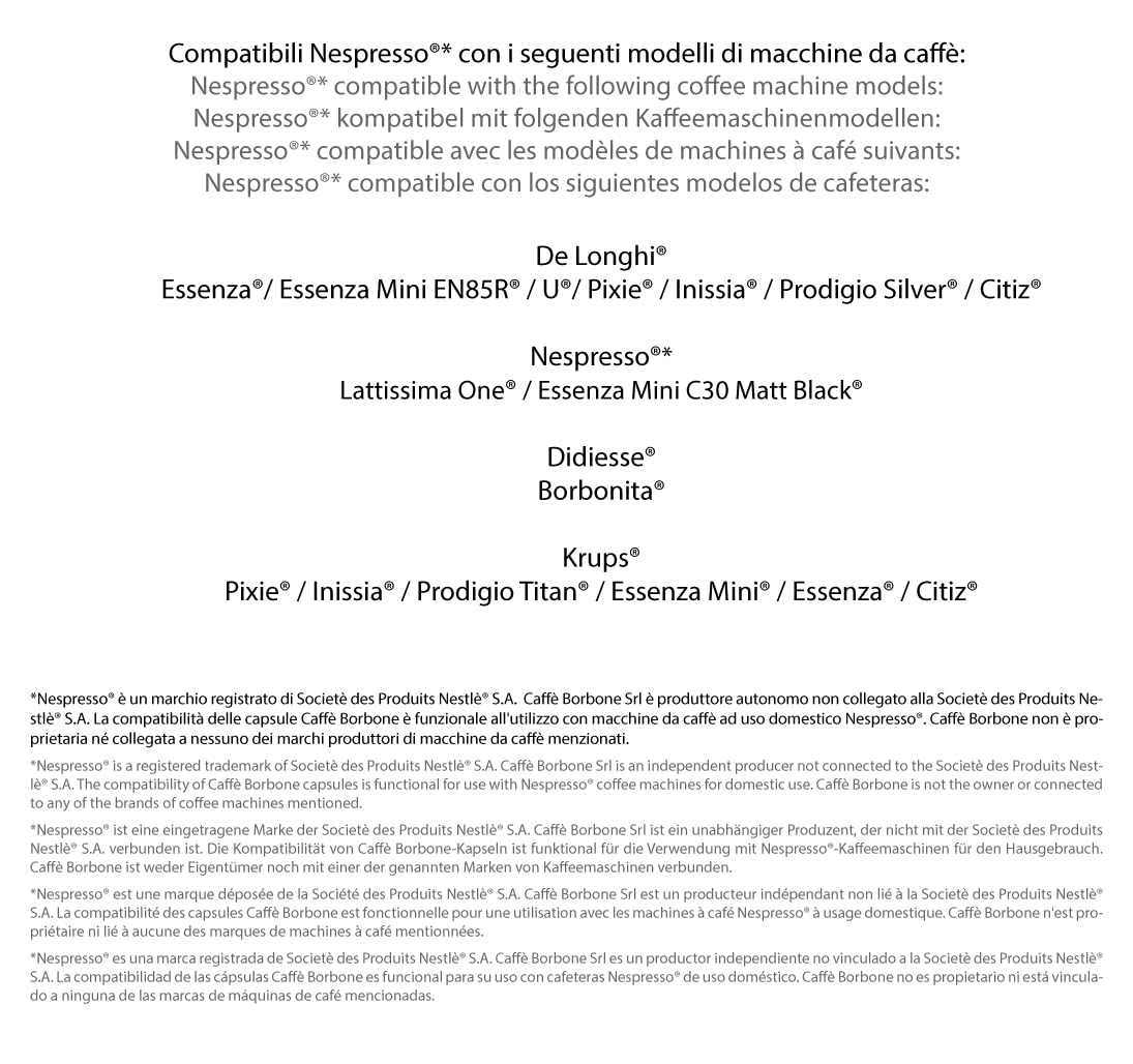 Caffè Borbone Respresso Gold Blend - 100 Capsules for Nespresso Machines 6