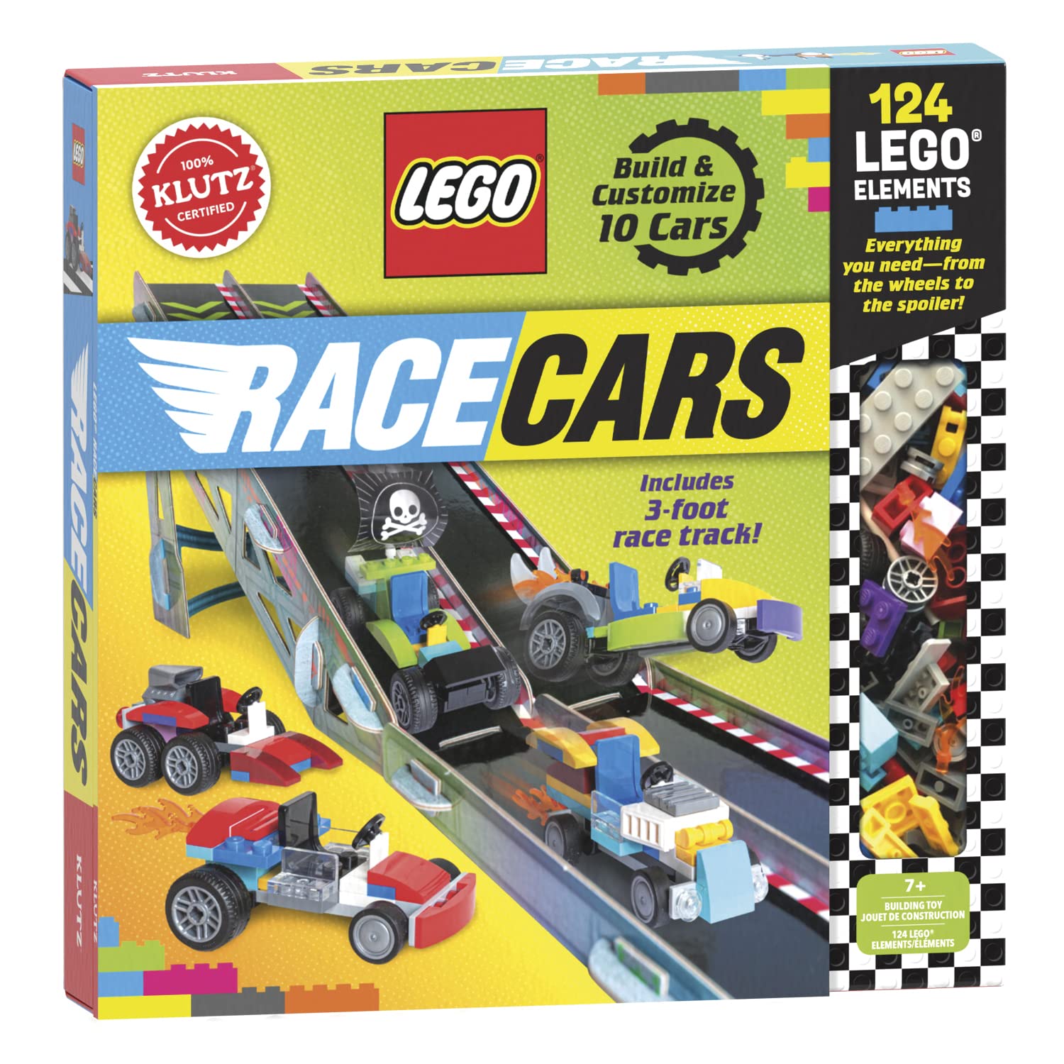 Klutz LEGO Race Cars Activity Kit - 10 Build Variations | Ages 5-7 | 64-Page Book 1