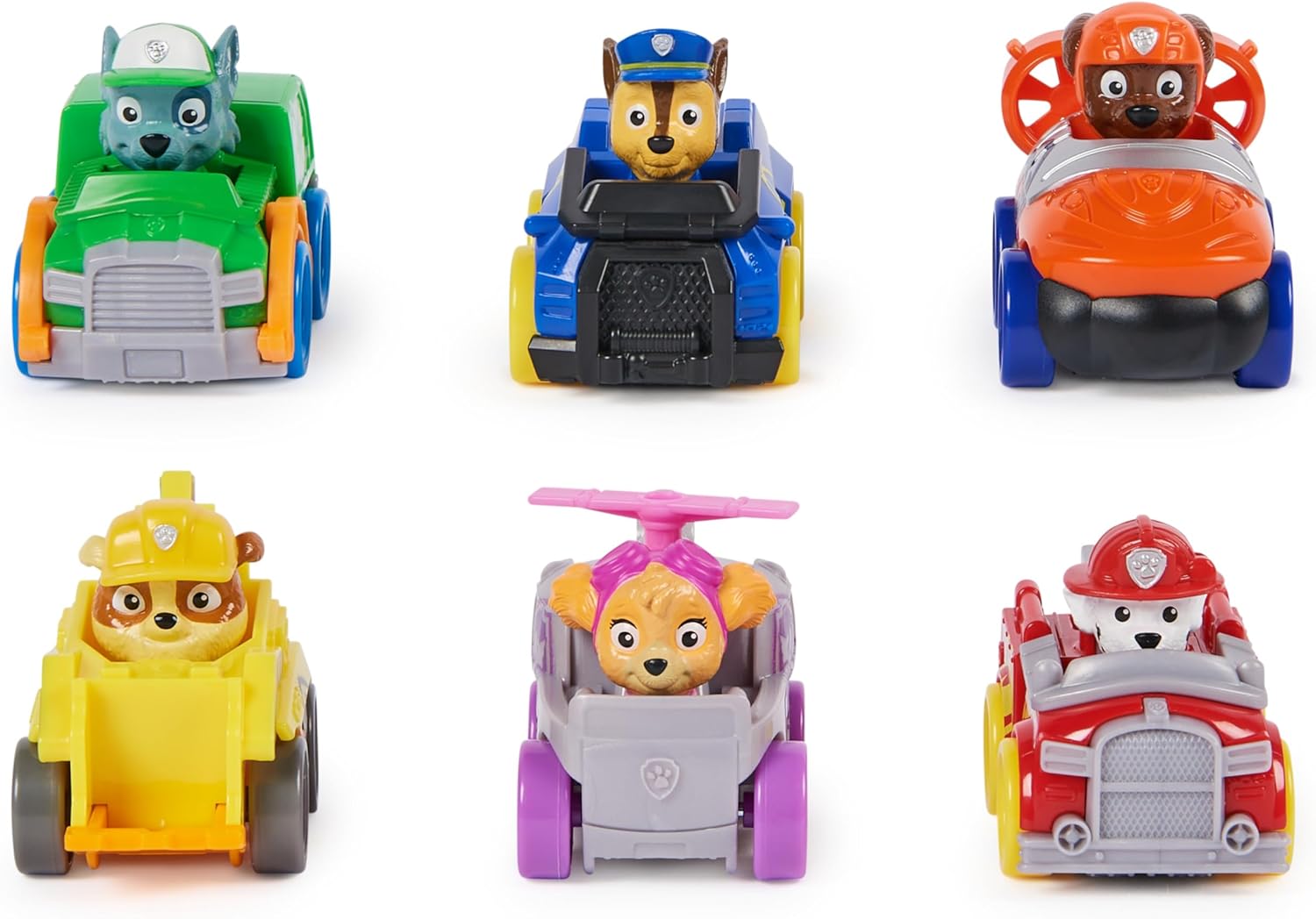 Paw Patrol: Pup Squad Racers 6-Piece Vehicle Gift Set - Action-Packed Toy Cars for Kids 3