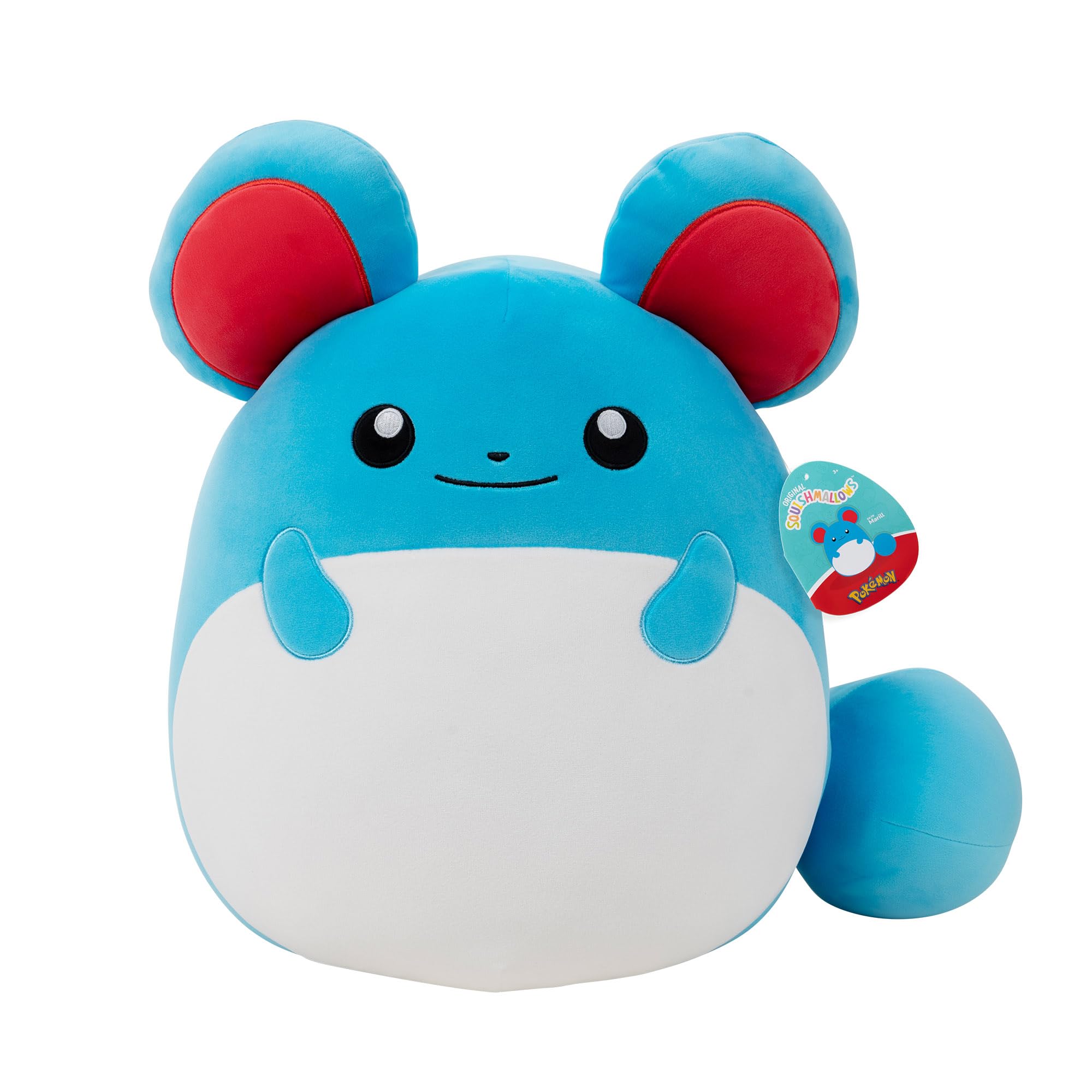 Squishmallows Marill Pokémon Plush - 14-Inch Ultra-Soft Stuffed Animal, Official Jazwares Licensed Toy 7