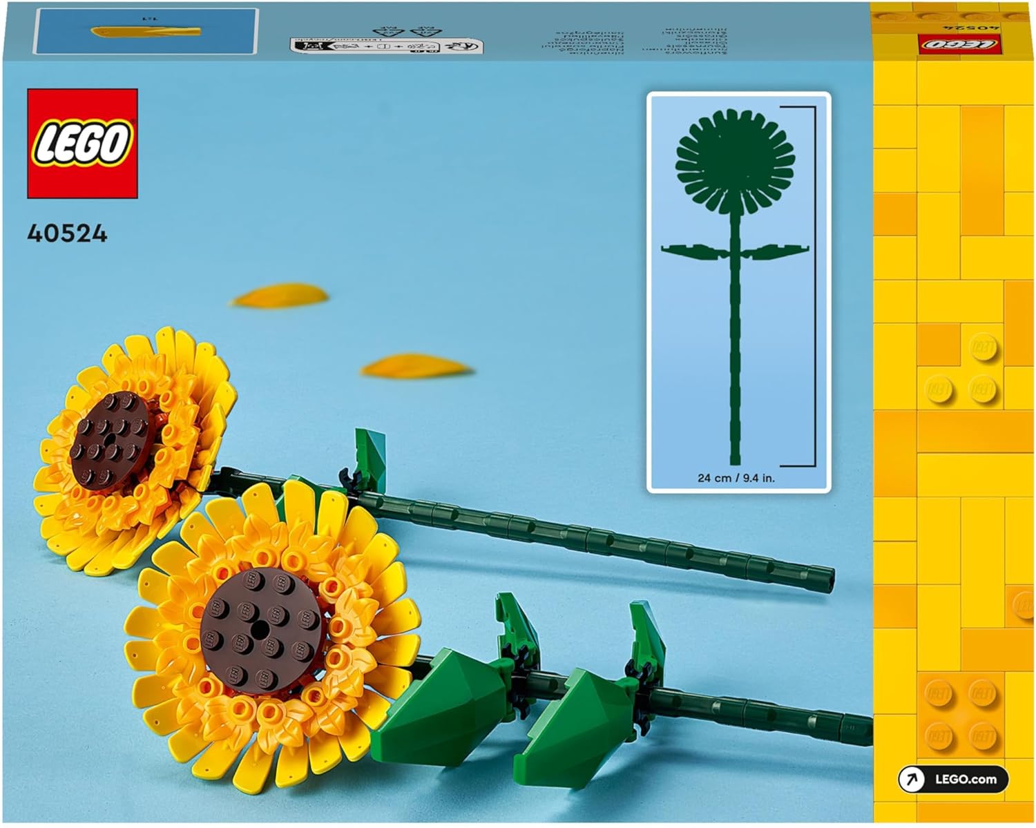 LEGO Creator Sunflowers Building Kit - Artificial Flower Display Set for Kids 8+ 8