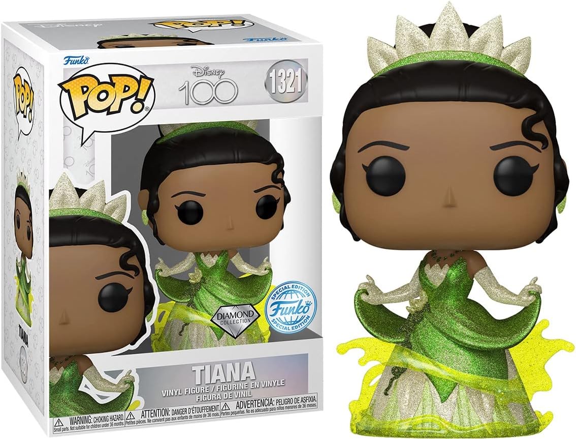 Funko Pop! Disney 100 - Tiana Diamond Glitter Vinyl Figure (70081) 1