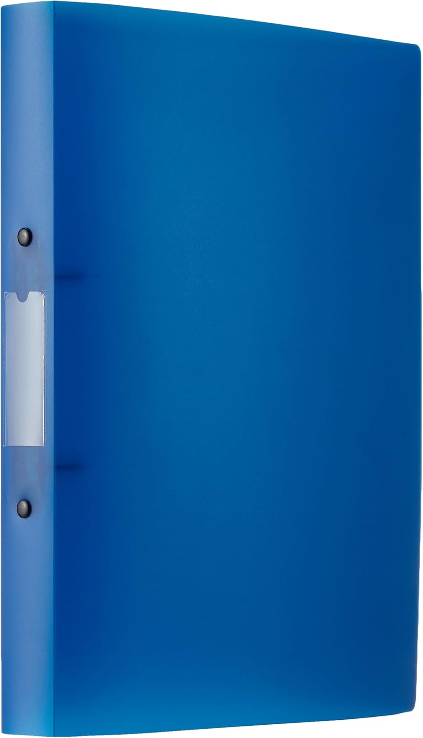 Q-Connect 2 Ring Binder A4 Frosted KF02483 - Blue, Pack of 1
