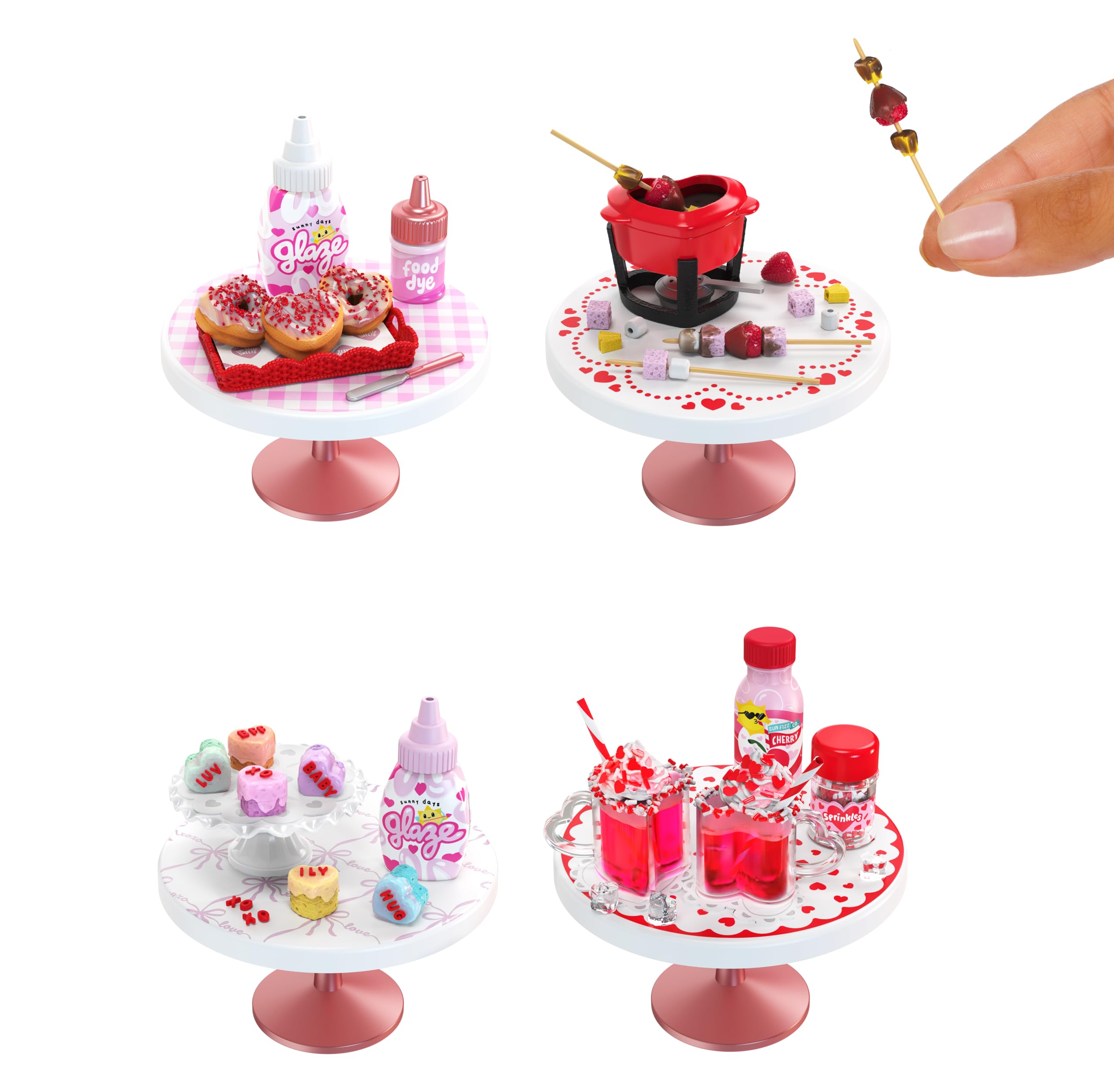 MGA's Miniverse Make It Mini with Love - DIY Resin Craft Kit with Replica Food, Collectible Miniatures for Ages 8+ 2