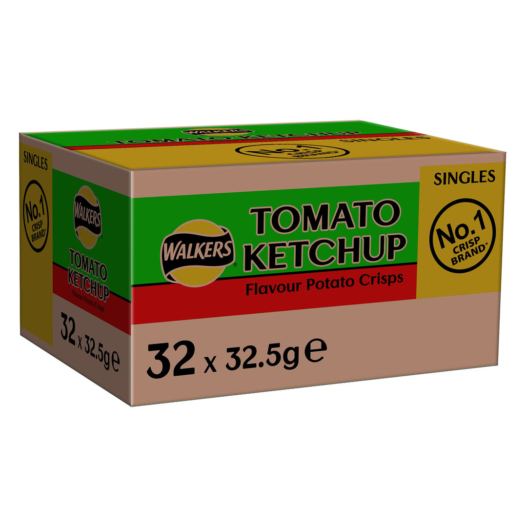 Walkers - Tomato Ketchup Crisps Multipack 32 x 32.5g