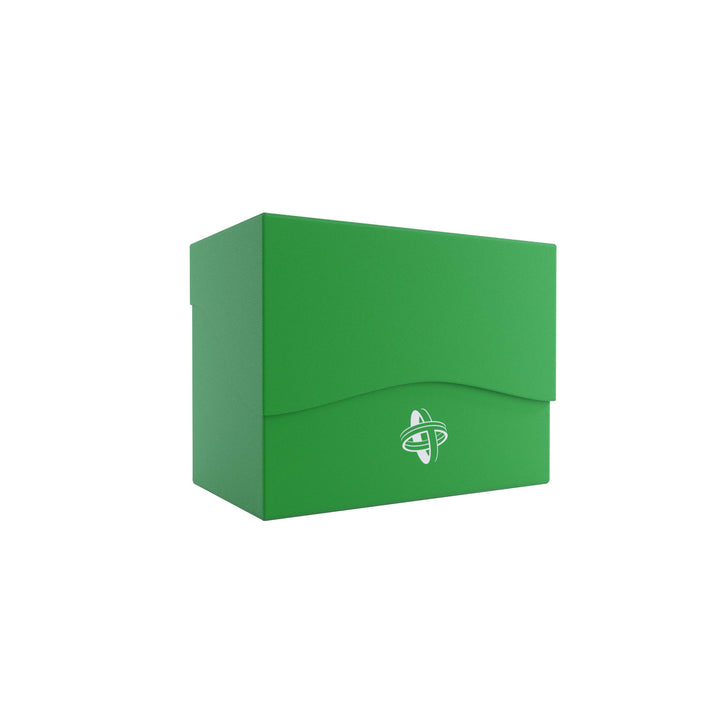 Gamegenic 80-Card Side Holder - Sideloading Deck Box with Cobra Neck, Green