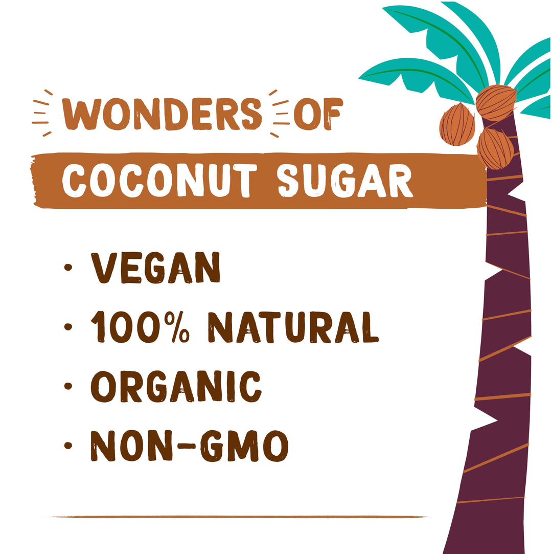 Coconut Merchant Organic Coconut Sugar 1kg - Low GI Unrefined Brown Sugar Alternative