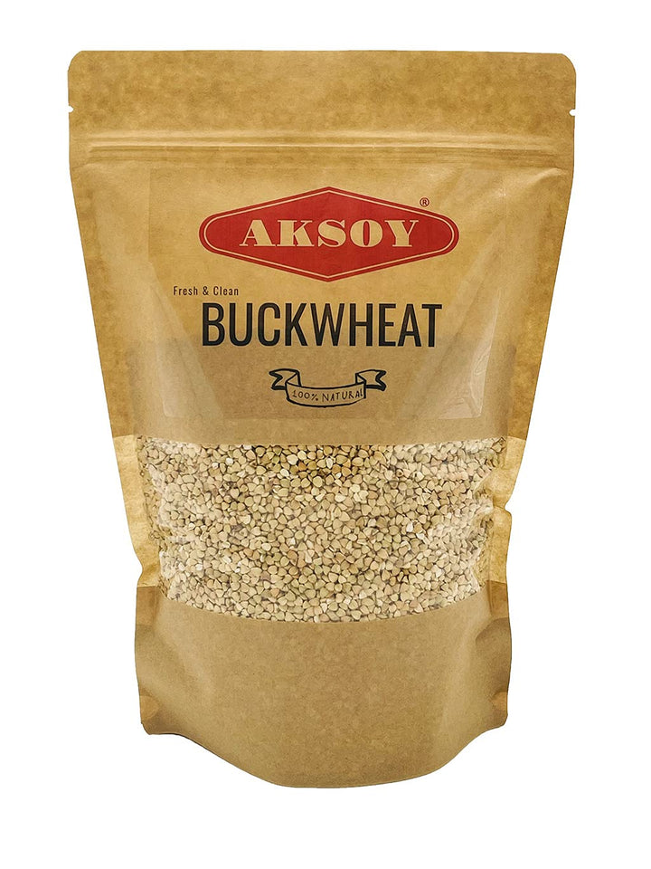 AKSOY Buckwheat 1.25KG Hulled Buckwheat Groats – Raw, Vegan, Non-GMO Whole Grain