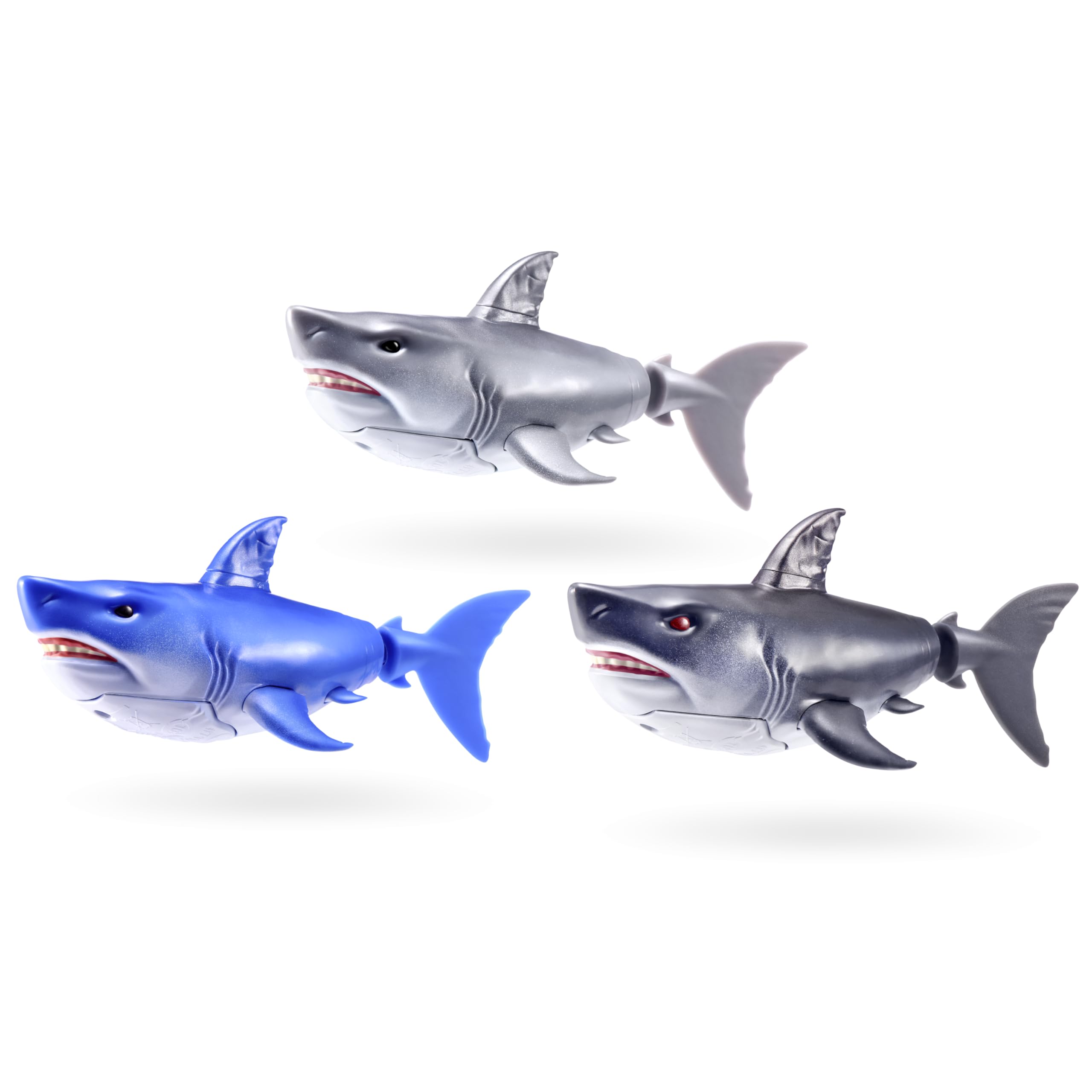 Robo Alive Robo Shark Water Activated Swimming Toy - 2 Pack Blue | Ages 3+ | Plastic 5