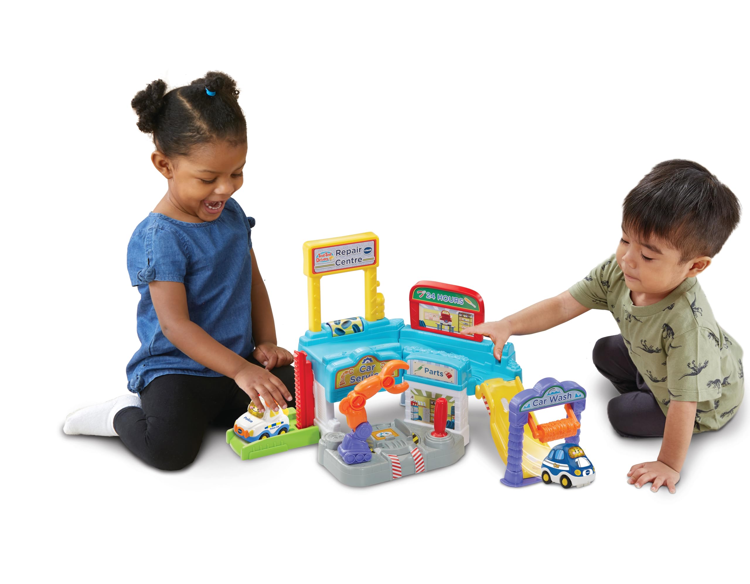 VTech Toot-Toot Drivers Repair Centre - Interactive Car Play Set with SmartPoint Technology 4