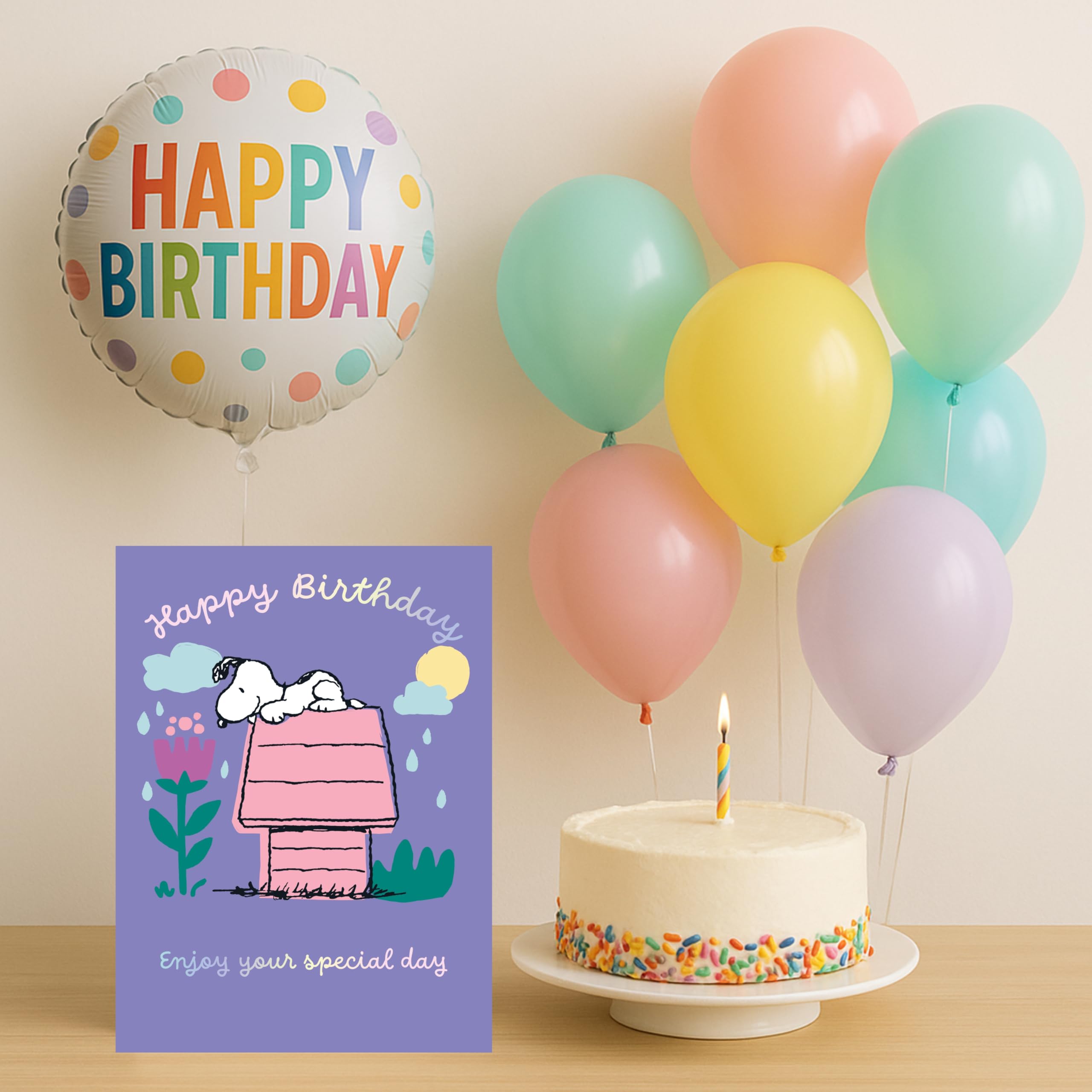 Danilo Promotions LTD Peanuts Snoopy Birthday Card 'Enjoy Your Special Day' | Unisex Adult & Kid 2
