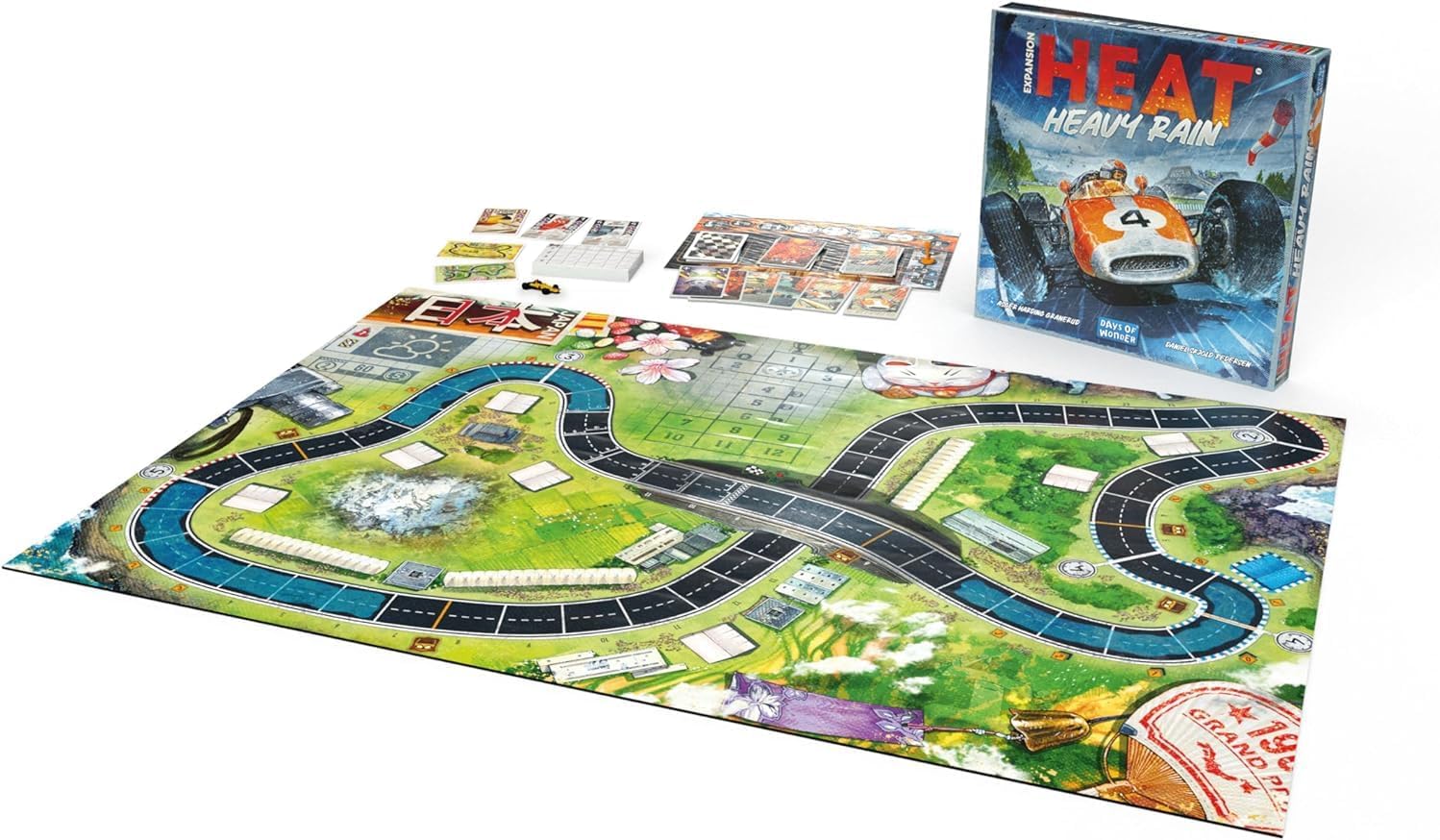 Heat: Pedal to the Metal - Heavy Rain Expansion - Board Game (2023) 3