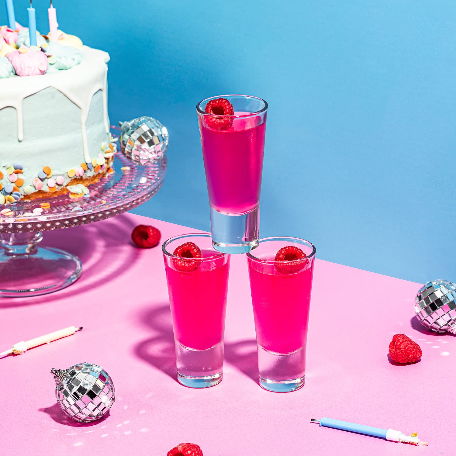 Wibble Himbeer-Geleekristalle – Pflanzliches, zuckerarmes, schnell bindendes veganes Geleepulver, 12er-Pack (24 Portionen) 6