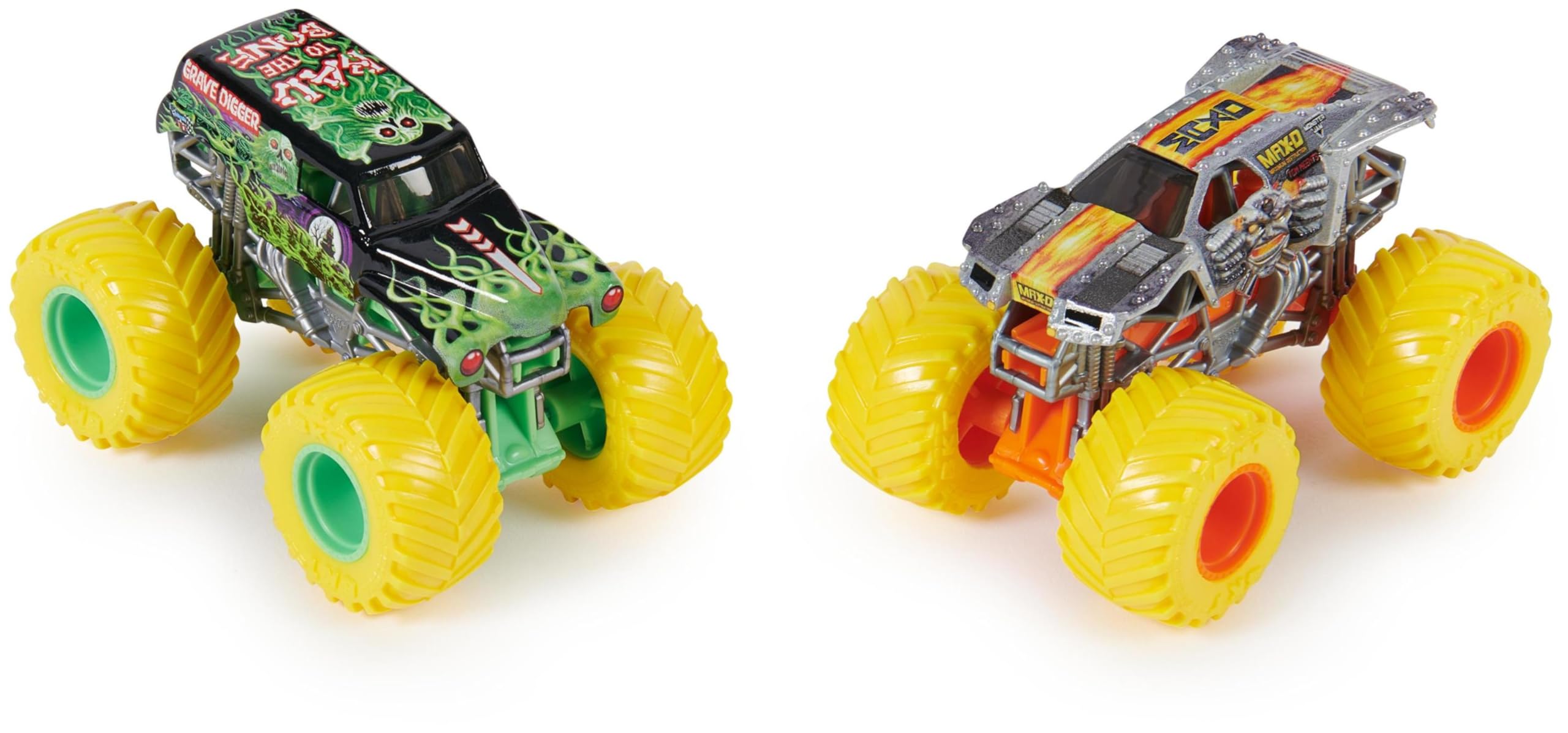 Monster Jam 1:64 Scale Die-Cast 2-Pack Motor Vehicles | Assorted Models | Ages 3+ 6
