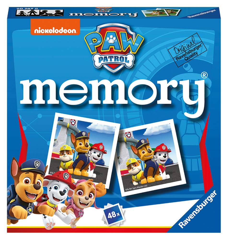 Ravensburger Paw Patrol Mini Memory Game - Matching Card Game for Kids