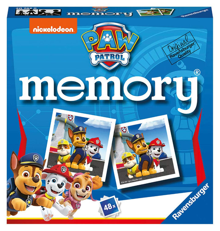Ravensburger Paw Patrol Mini Memory Game - Matching Card Game for Kids