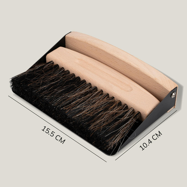 ENA Living Mini Dustpan and Brush Set - Small Cleaning Brush Set for Home, Kitchen, Fireplace