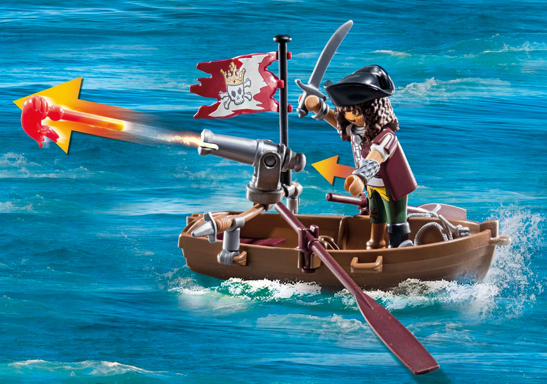 Playmobil 71419 Pirates: Pirate vs. Deeper – Battle with the Giant Octopus Playset for Kids 4+