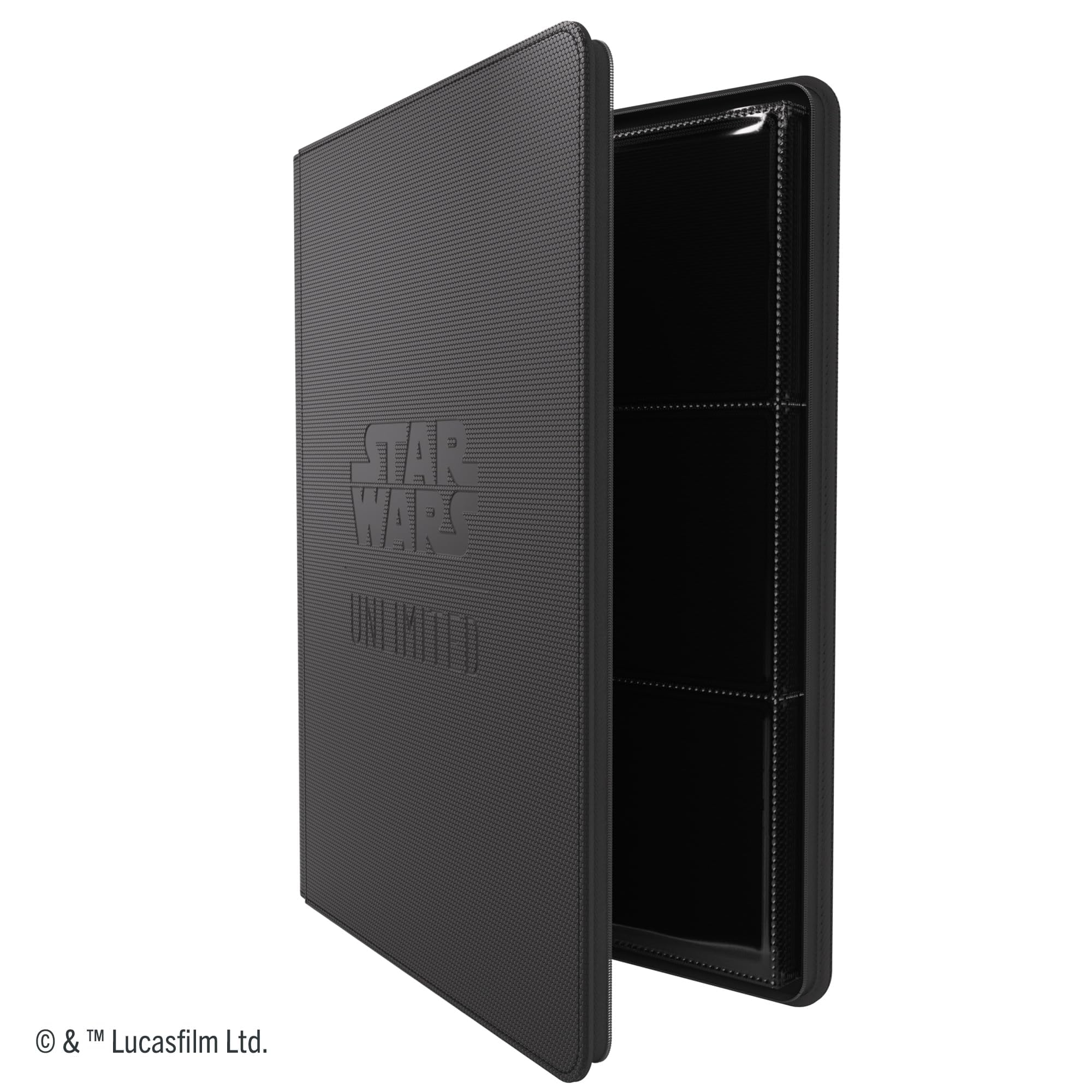 Gamegenic Star Wars: Unlimited Card Game Zip-Up Album 18-Pocket Black 3