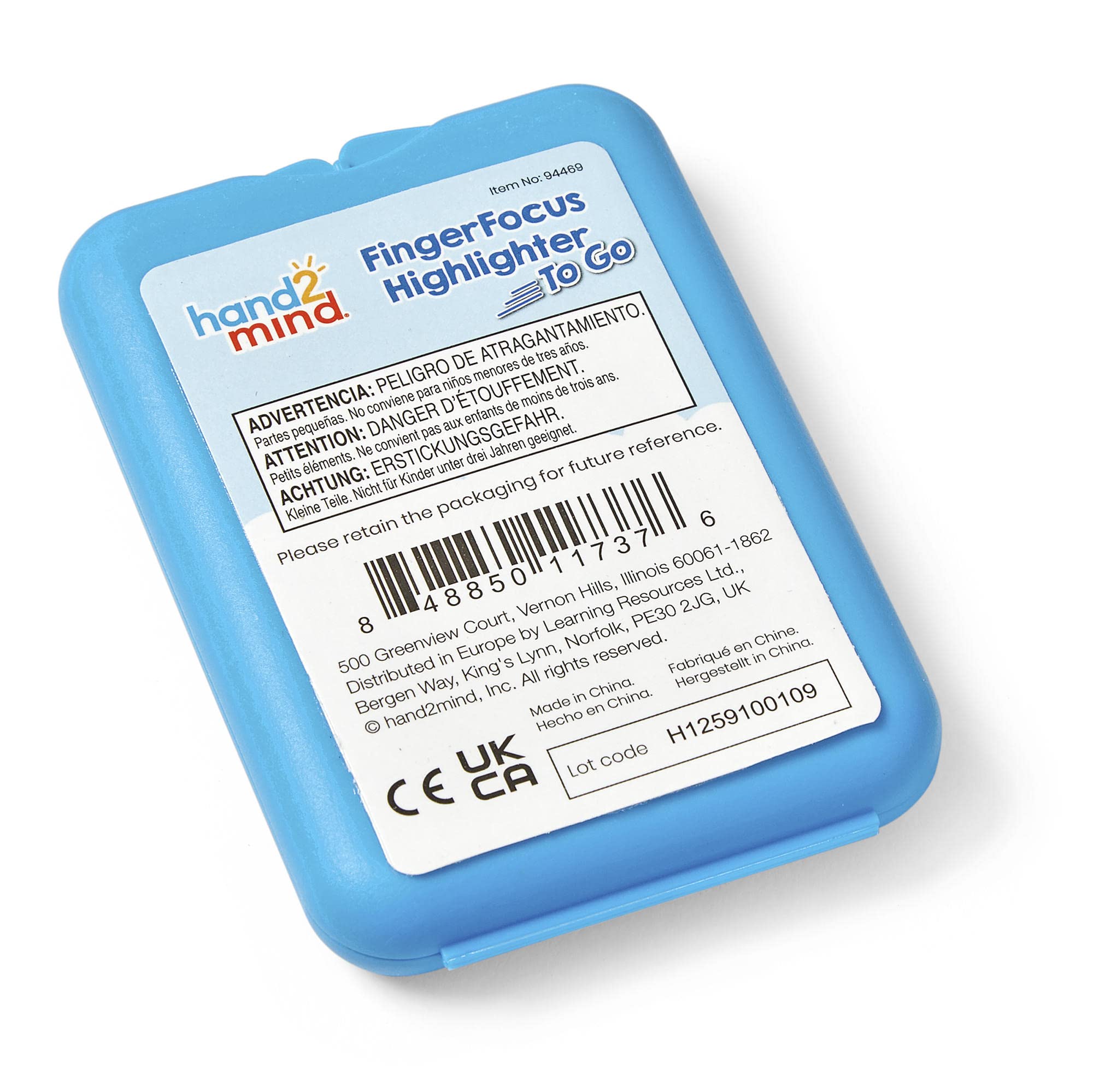 hand2mind Finger Focus Highlighter Set - Dyslexia & Autism Reading Aid | Ages 3+ 8