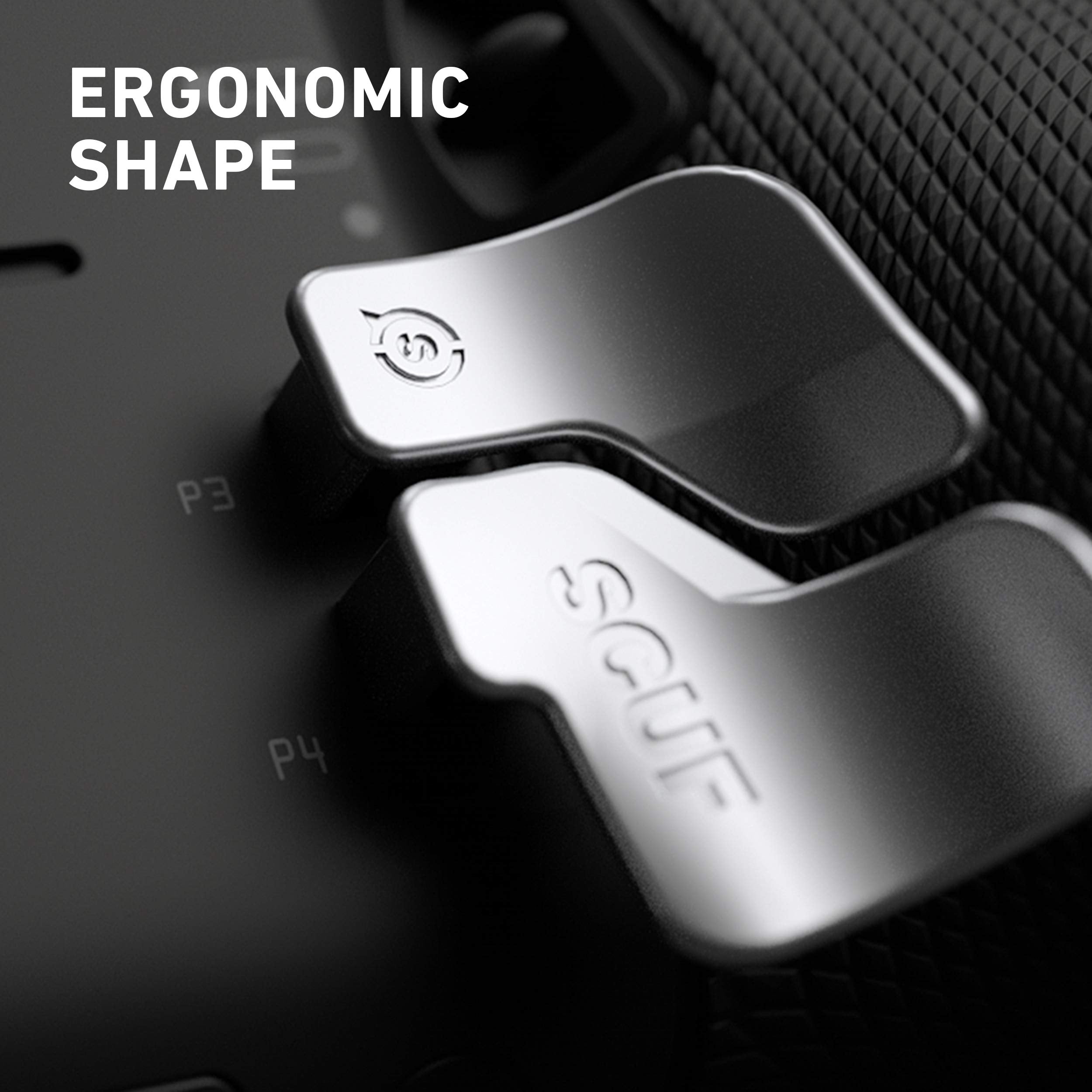 SCUF Elite Series 2 Paddles for Xbox Elite Series 1 & 2 | Stainless Steel | Black 2