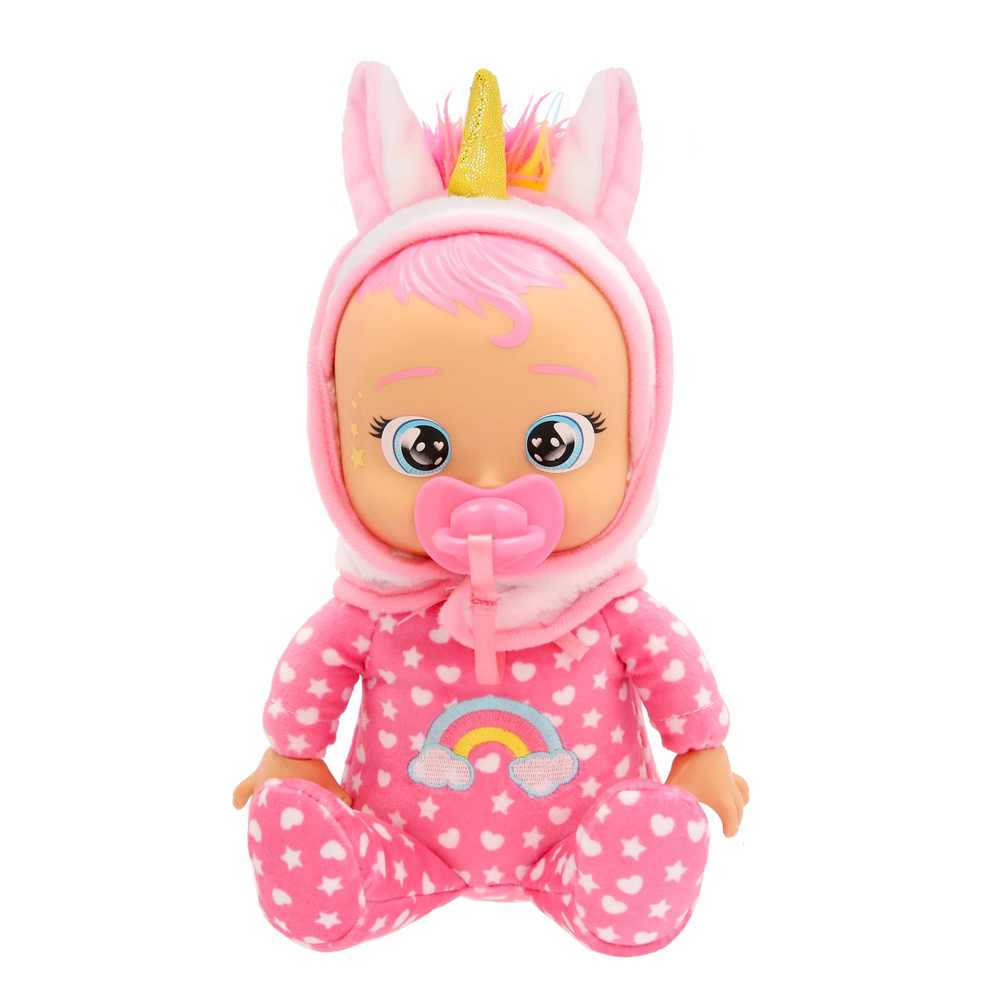 IMC TOYS CRY BABIES Dreamy Soft Newborn Plush Doll | Cries Real Tears | Ages 3+ 1