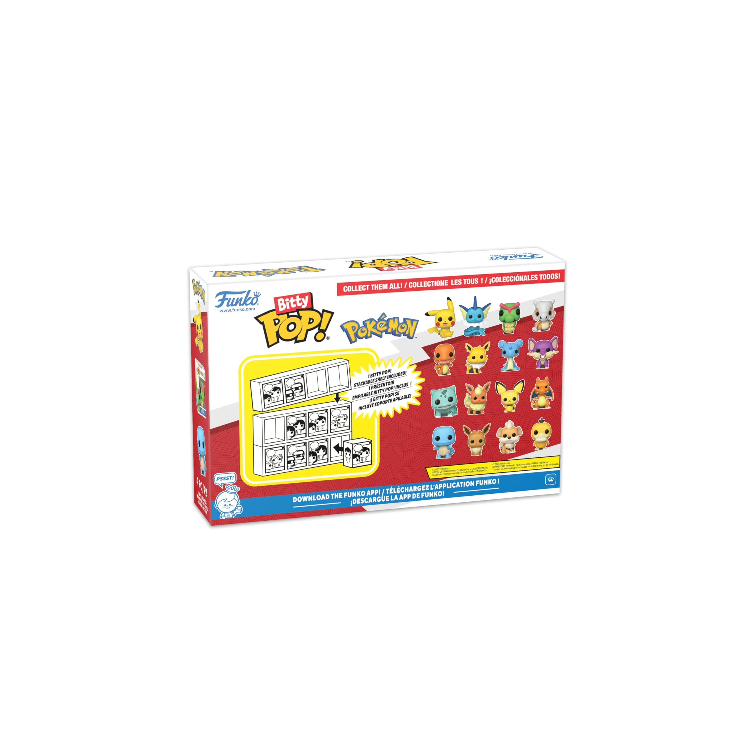Funko Bitty Pop! Pokémon - Pikachu 4-Pack with Mystery Mini Figure 5