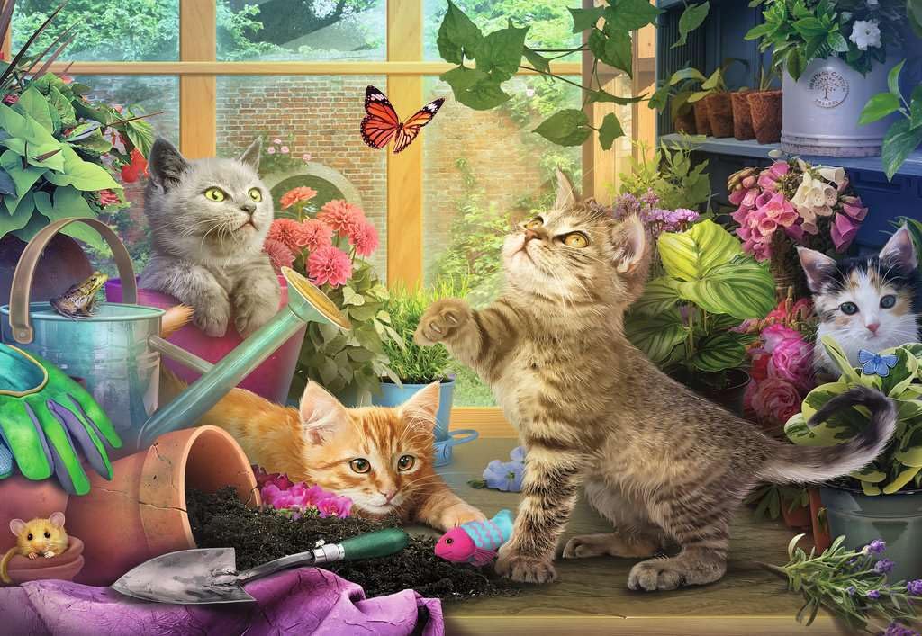 Ravensburger Feel Well & Puzzle Cat Design - 200 Extra Large Pieces | FSC Certified | Ages 9+