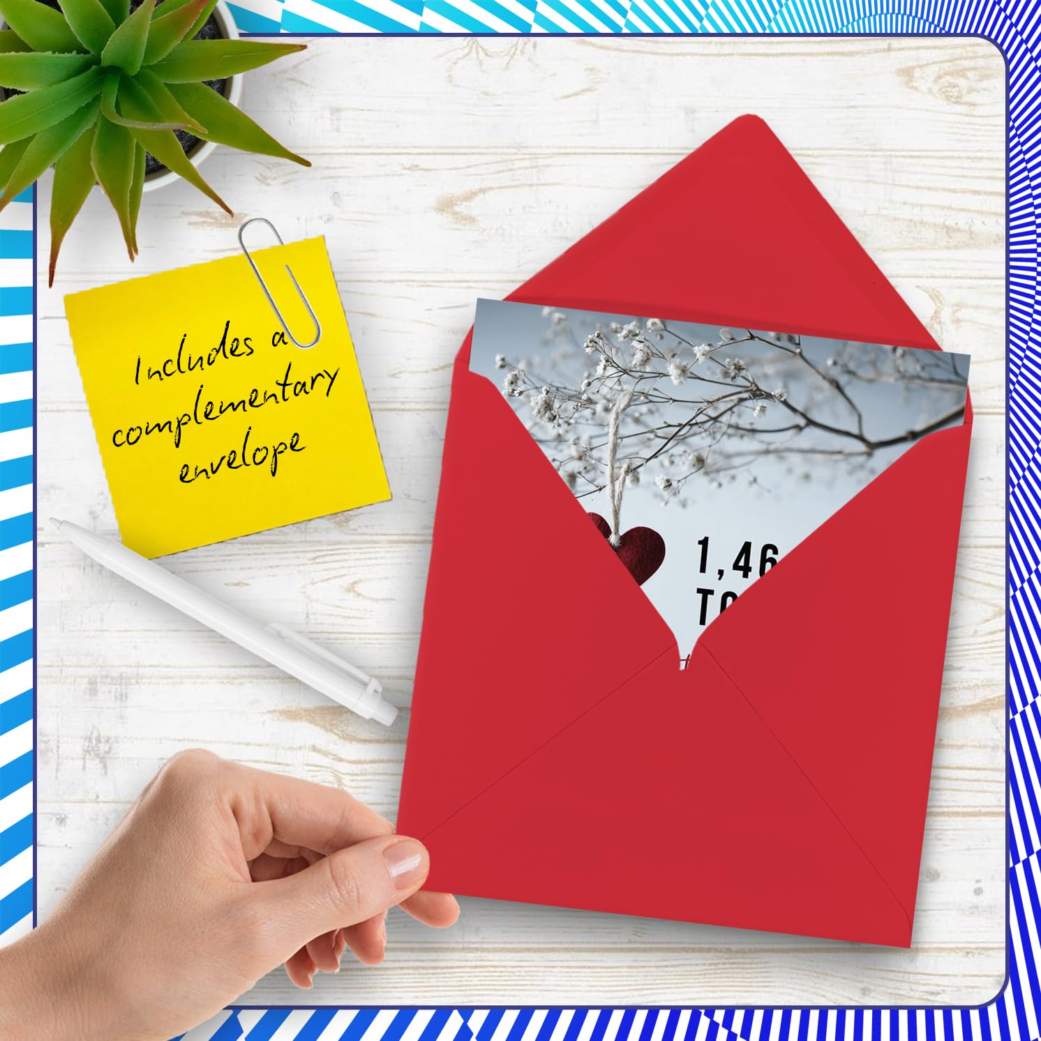 Stuff4 4th Anniversary Card for Women Men - 1461 Days Together! 145mm Greeting Card 5