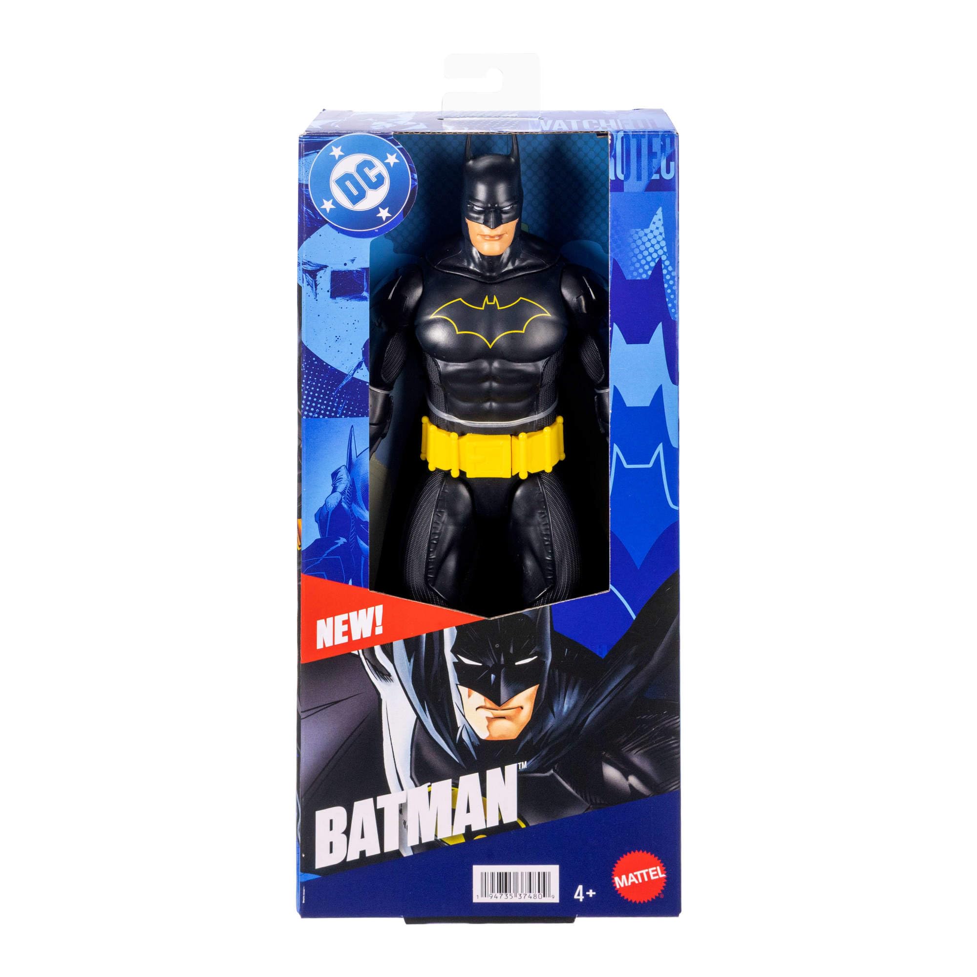 Mattel DC Comics Batman Action Figure - 12-Inch, 7 Points of Articulation, Ages 4+ 6