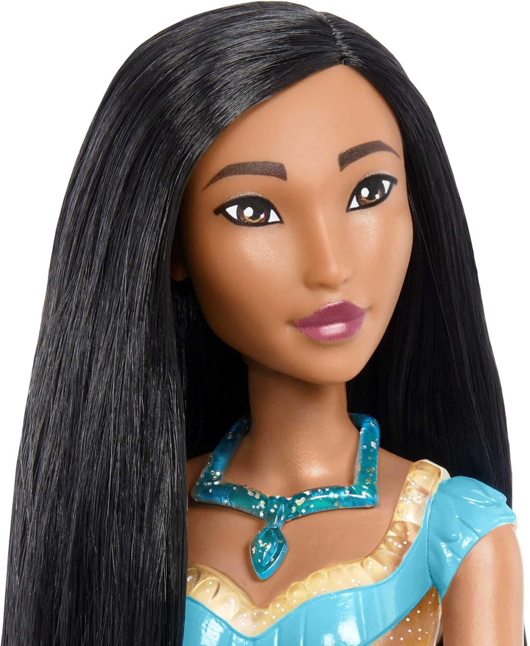 Disney Princess Pocahontas Posable Fashion Doll with Sparkling Outfit and Removable Accessories