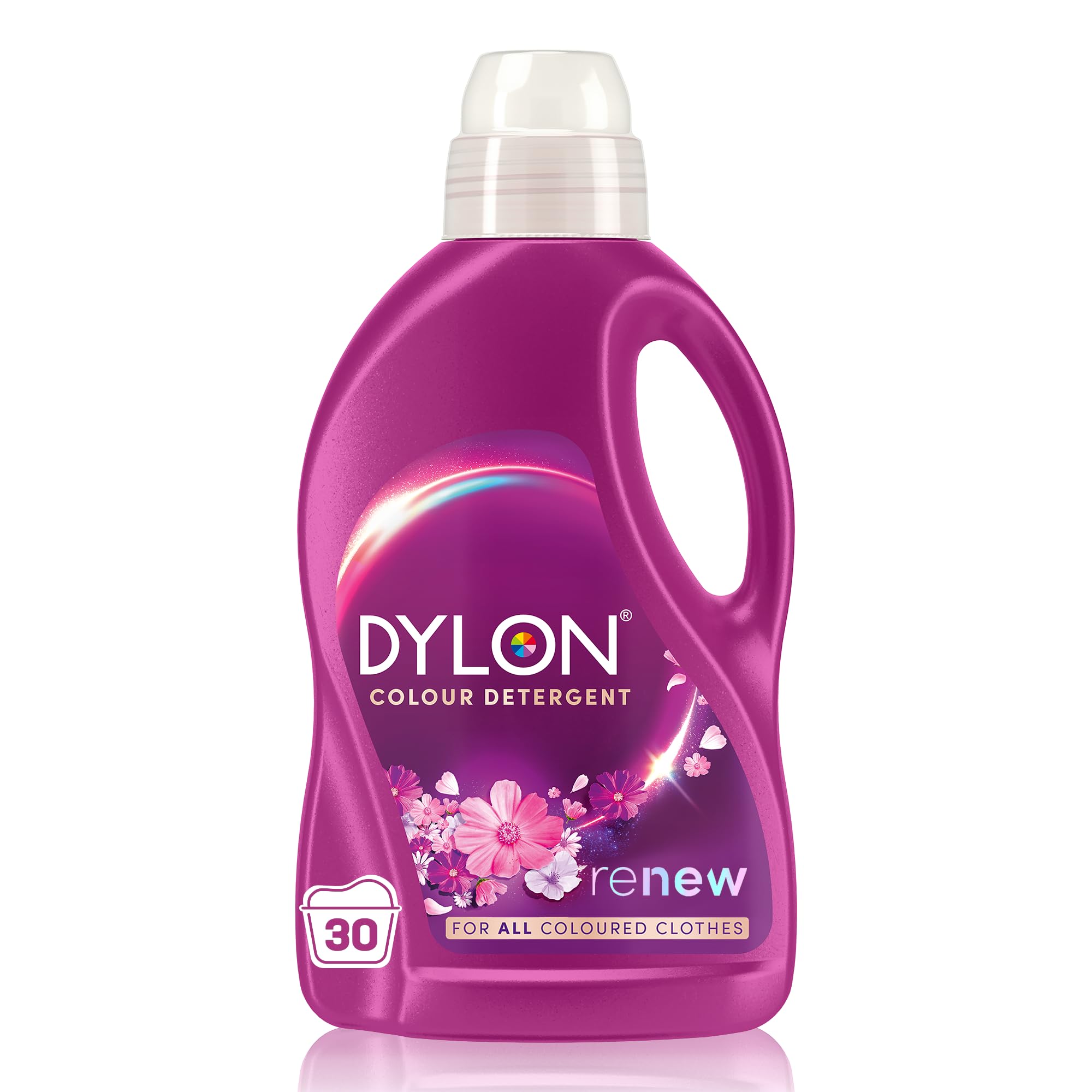 Dylon Blossom Colour Liquid Detergent - 30 Washes | 1.5L | Revitalises Colours & Renews Fibres 1